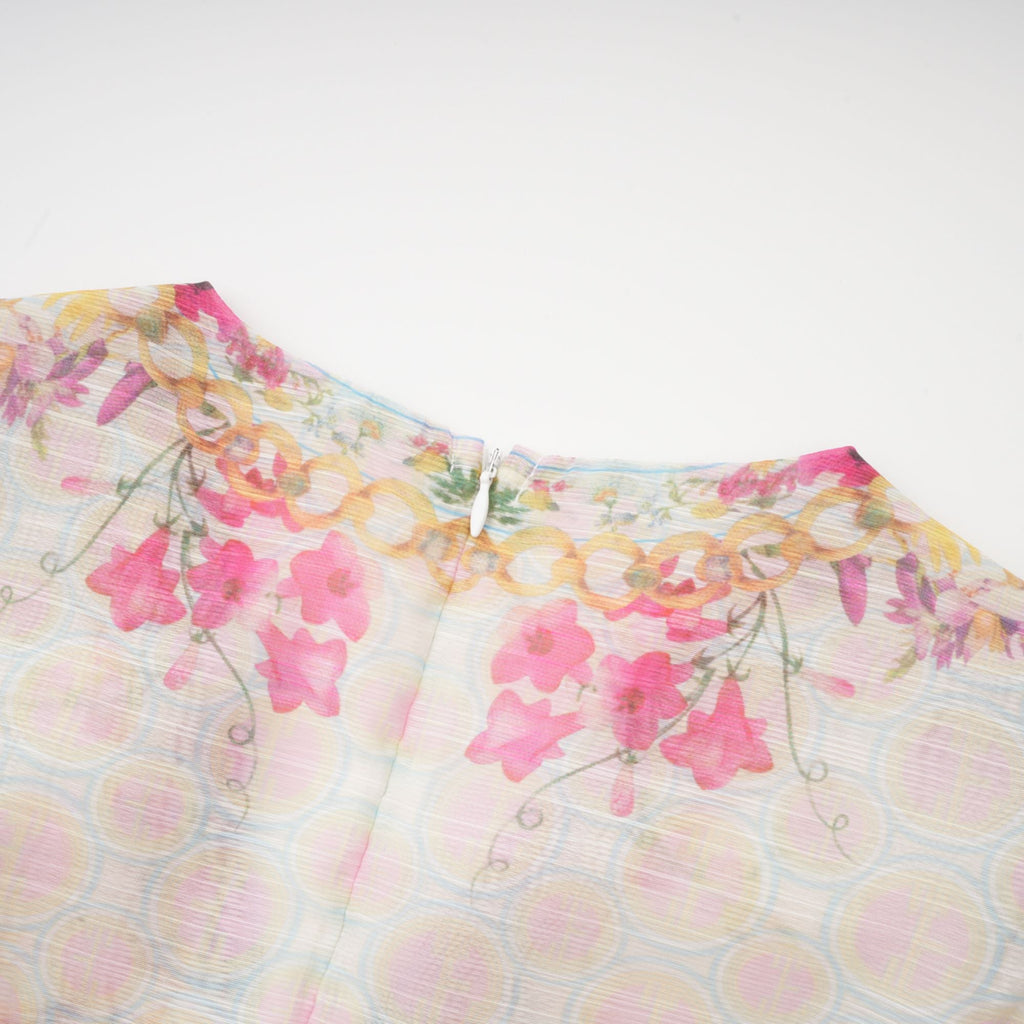 Robe courte à imprimé floral Axelle