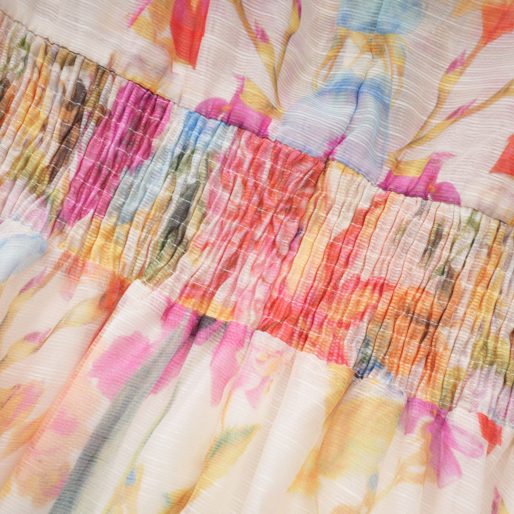 Robe courte à imprimé floral Axelle