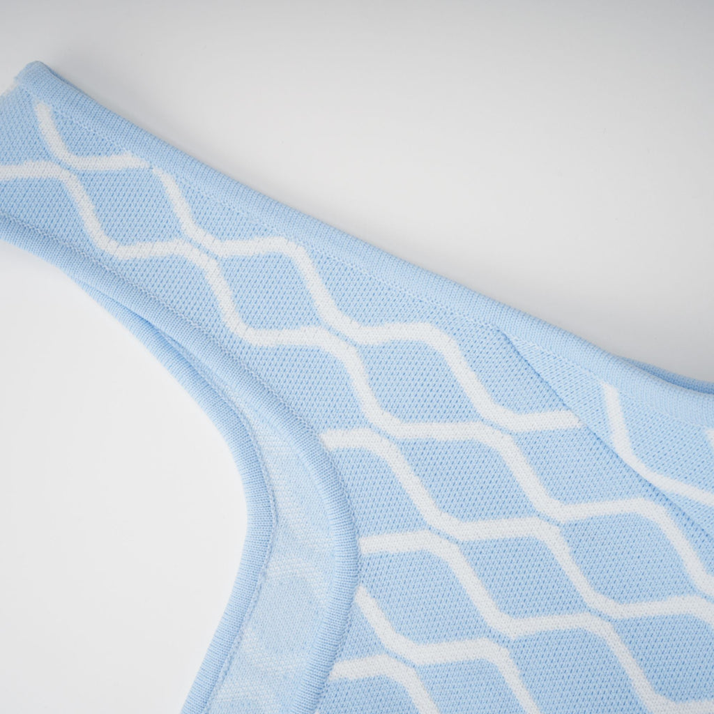 Hélène patterned-jacquard sleeveless mini dress