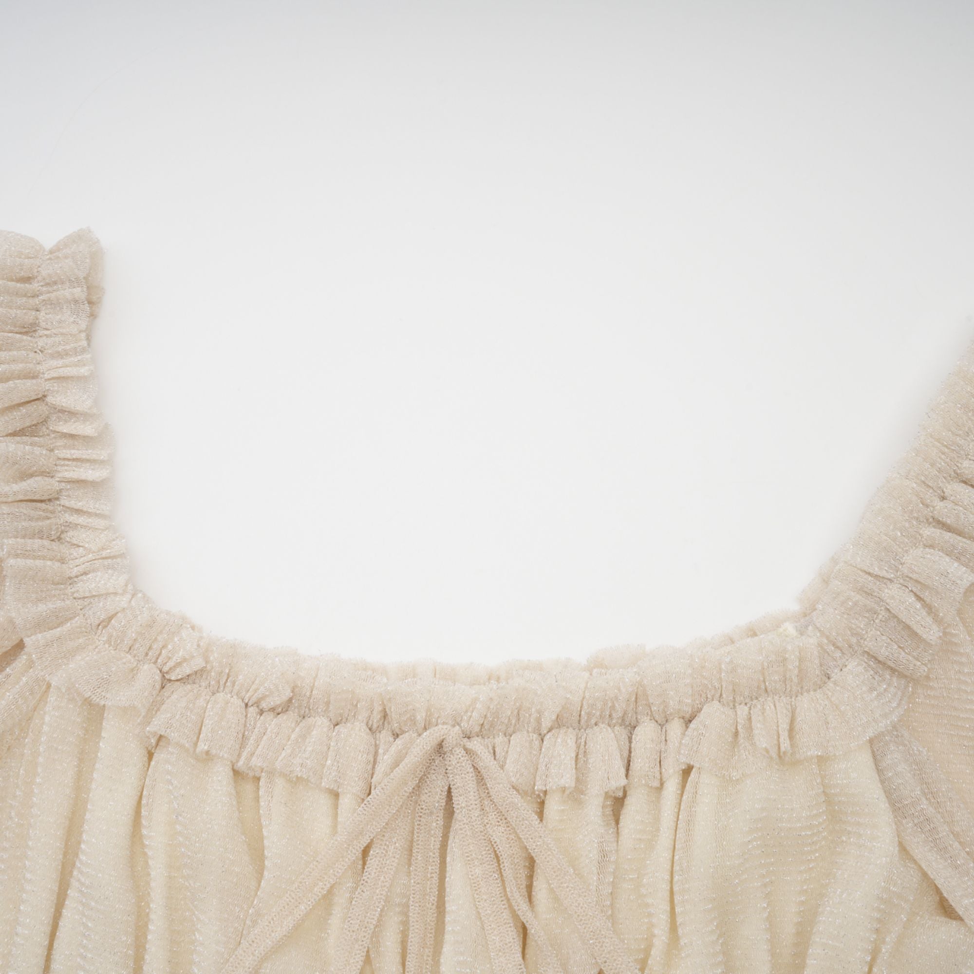 Camille pleated shirred metallic midi dress