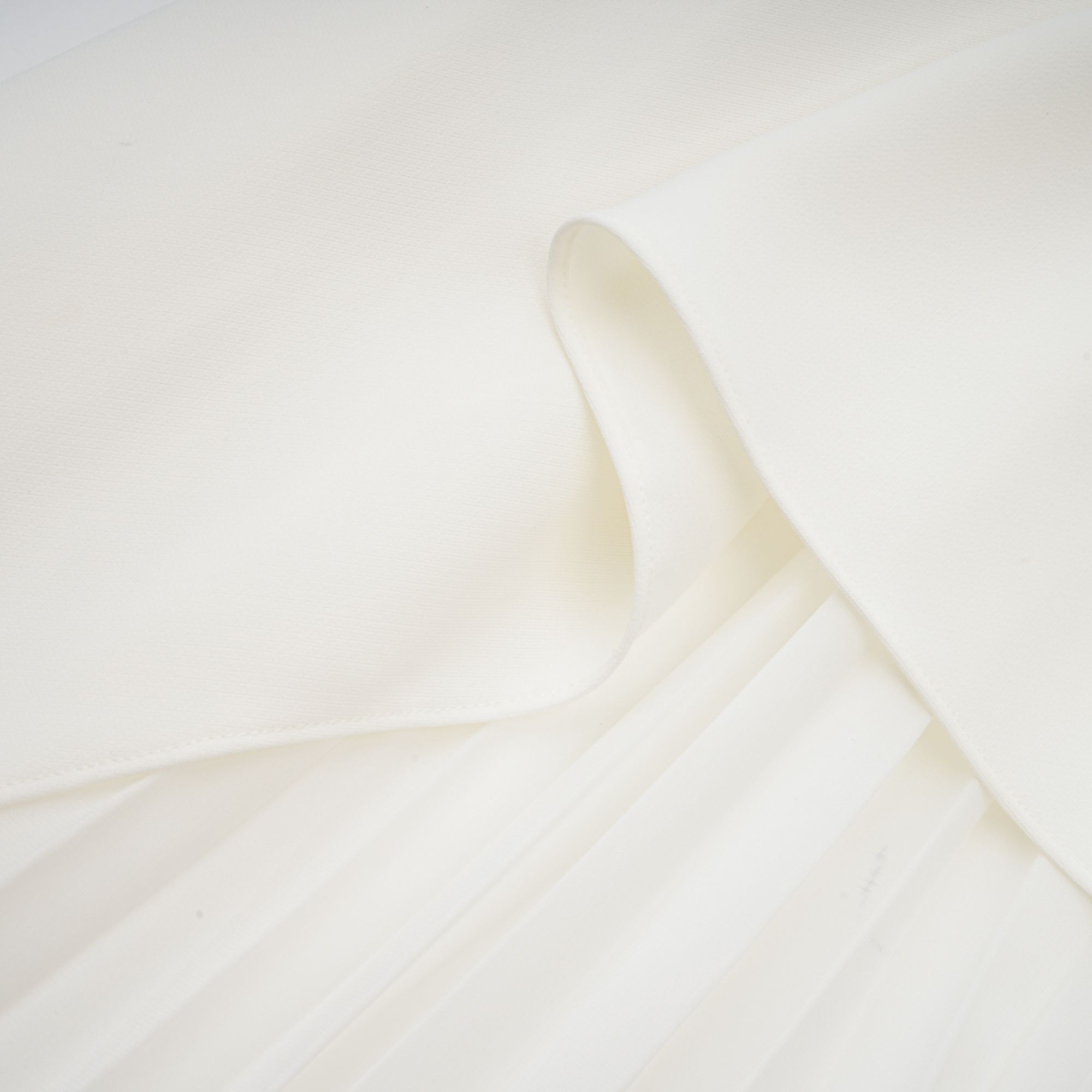 Vanessa white pleated off-shoulder maxi dress