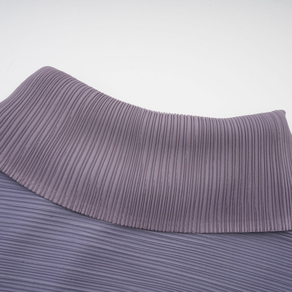 Agathe lila, gradientfärgad, rynkig blus och byxor i matchande set