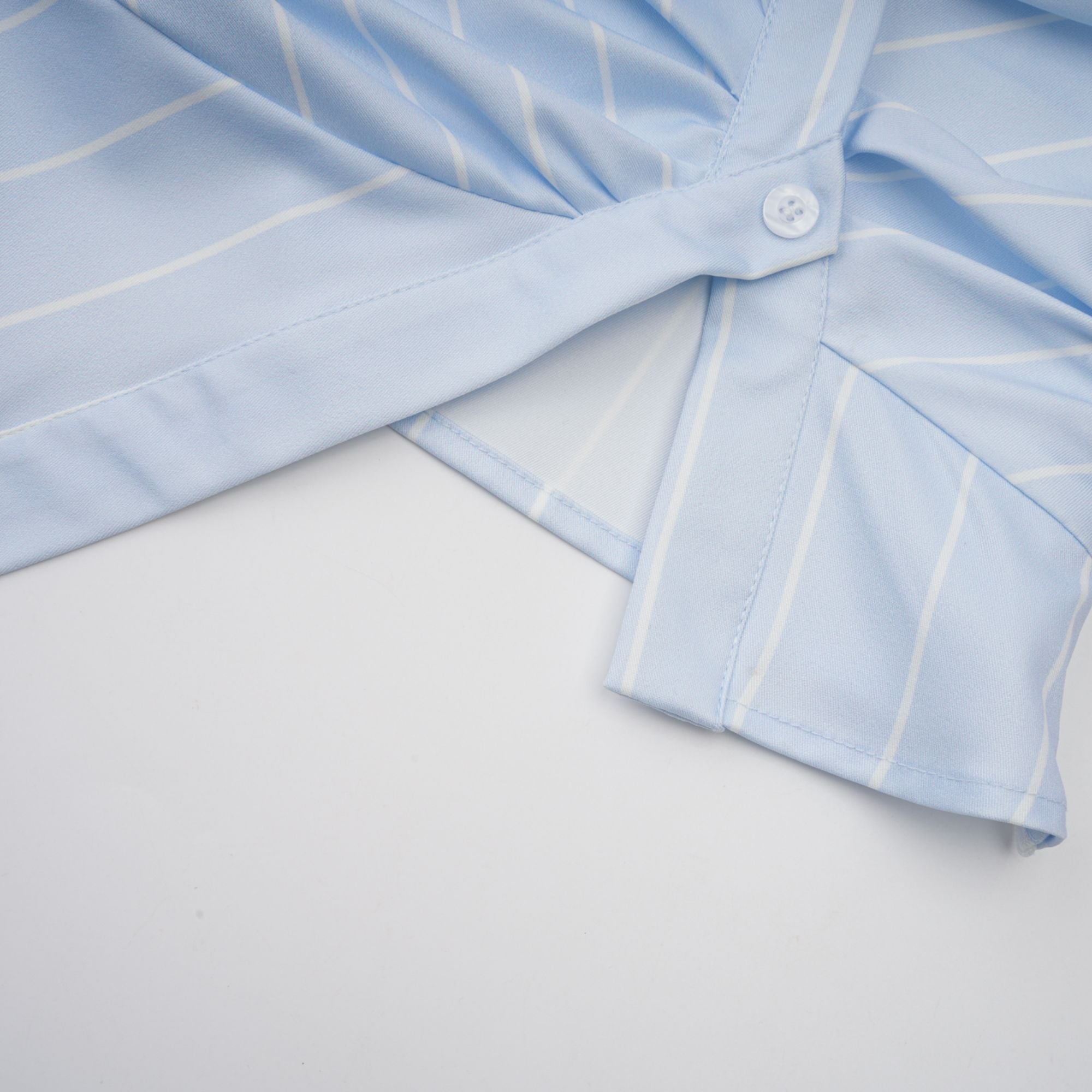 Hélène randig blus med bara axlar