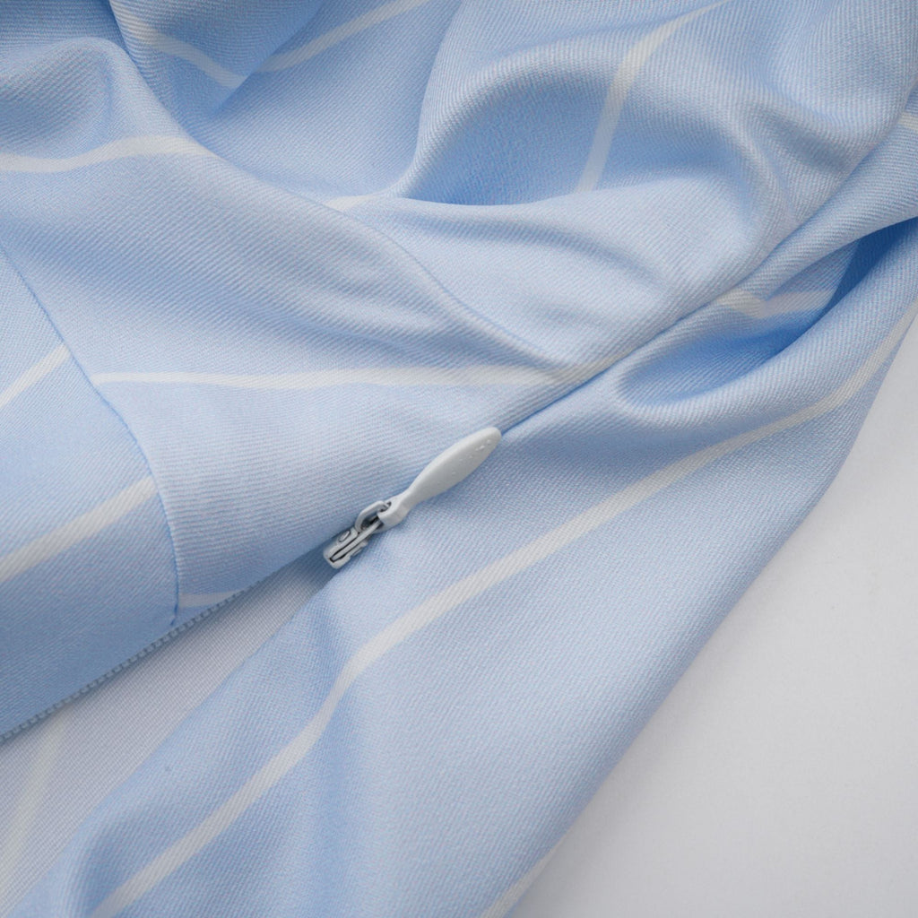 Hélène randig blus med bara axlar