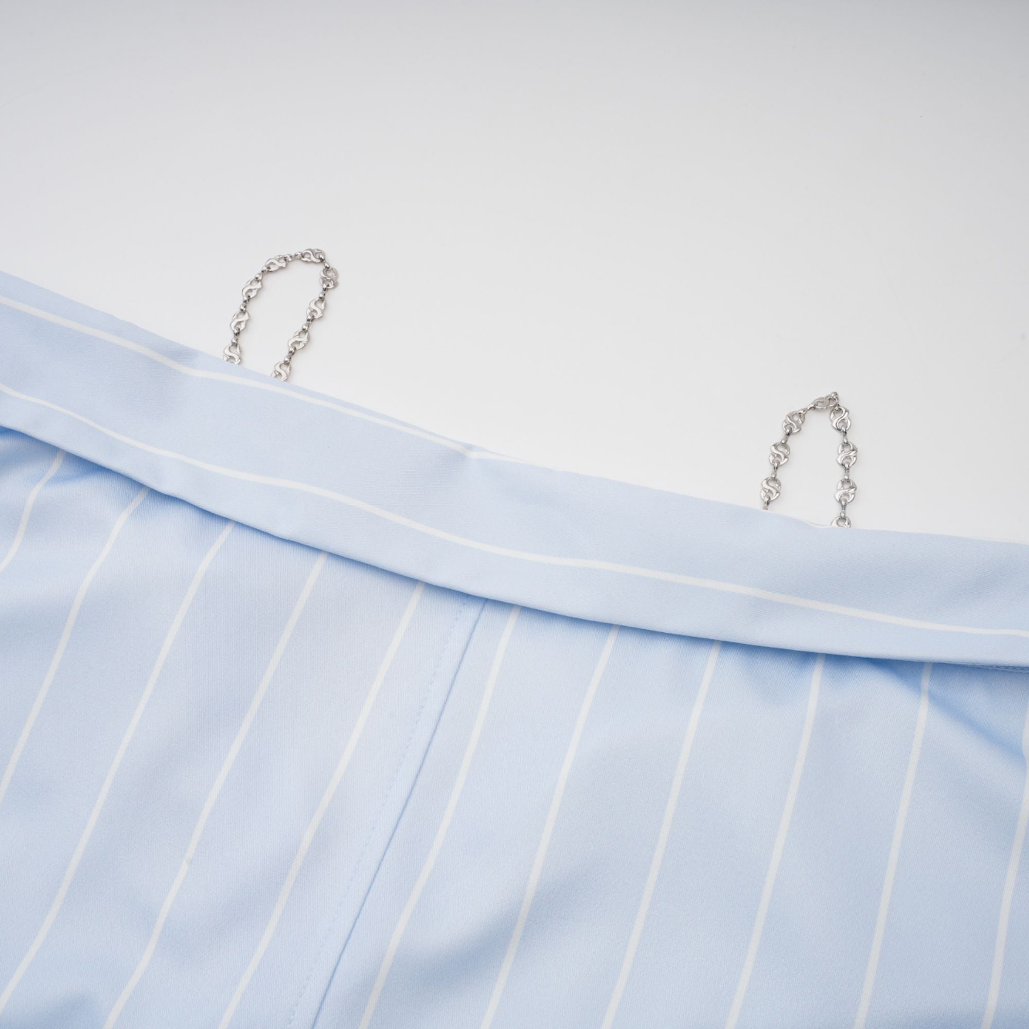 Hélène randig blus med bara axlar