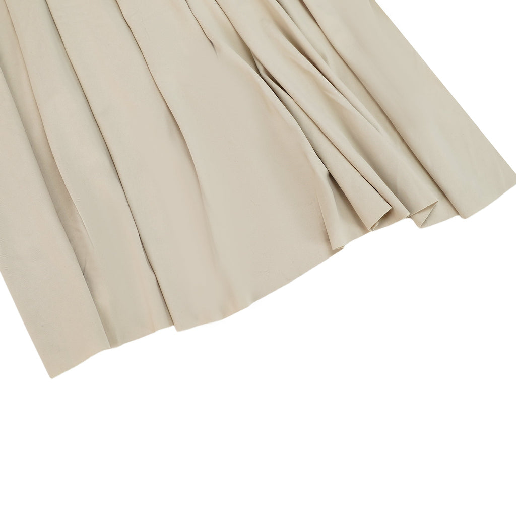 Gaëlle Neutrals Ribbon-design Draped Maxi Dress