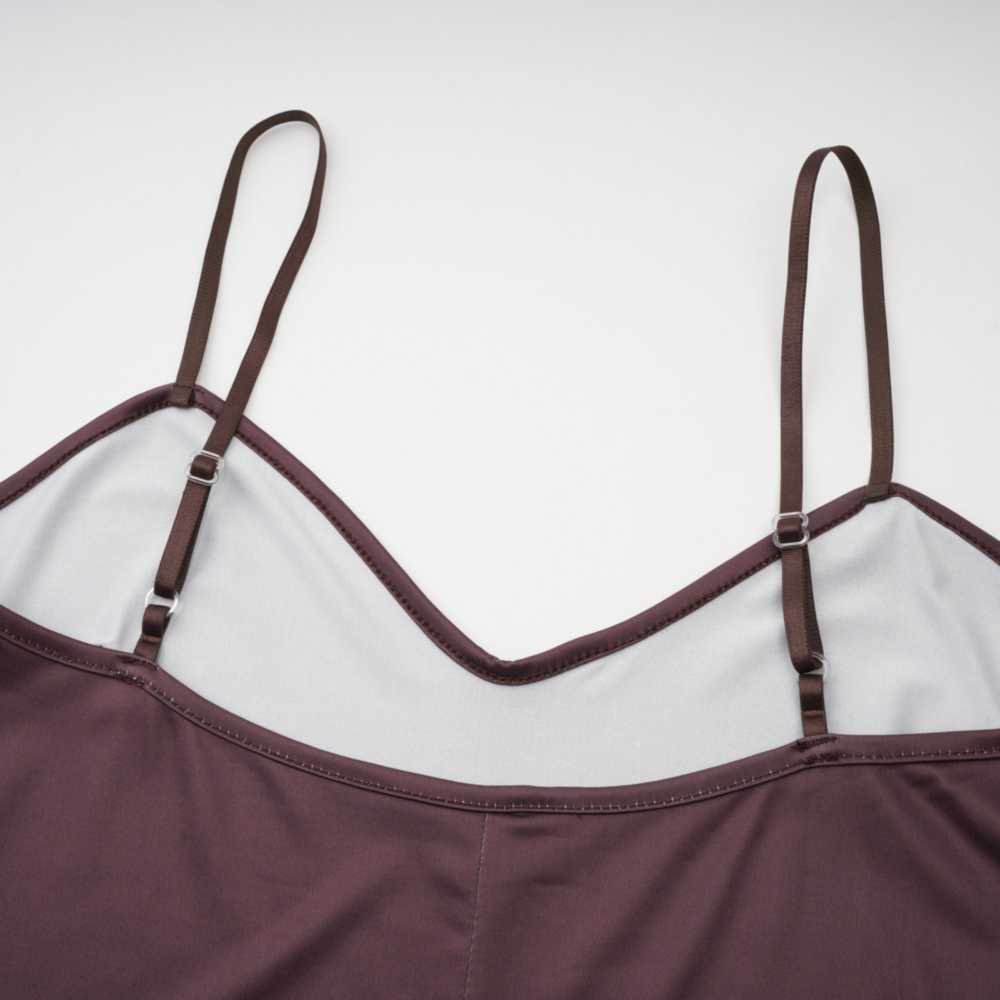 Sylvie brown chantilly-lace flared midi dress