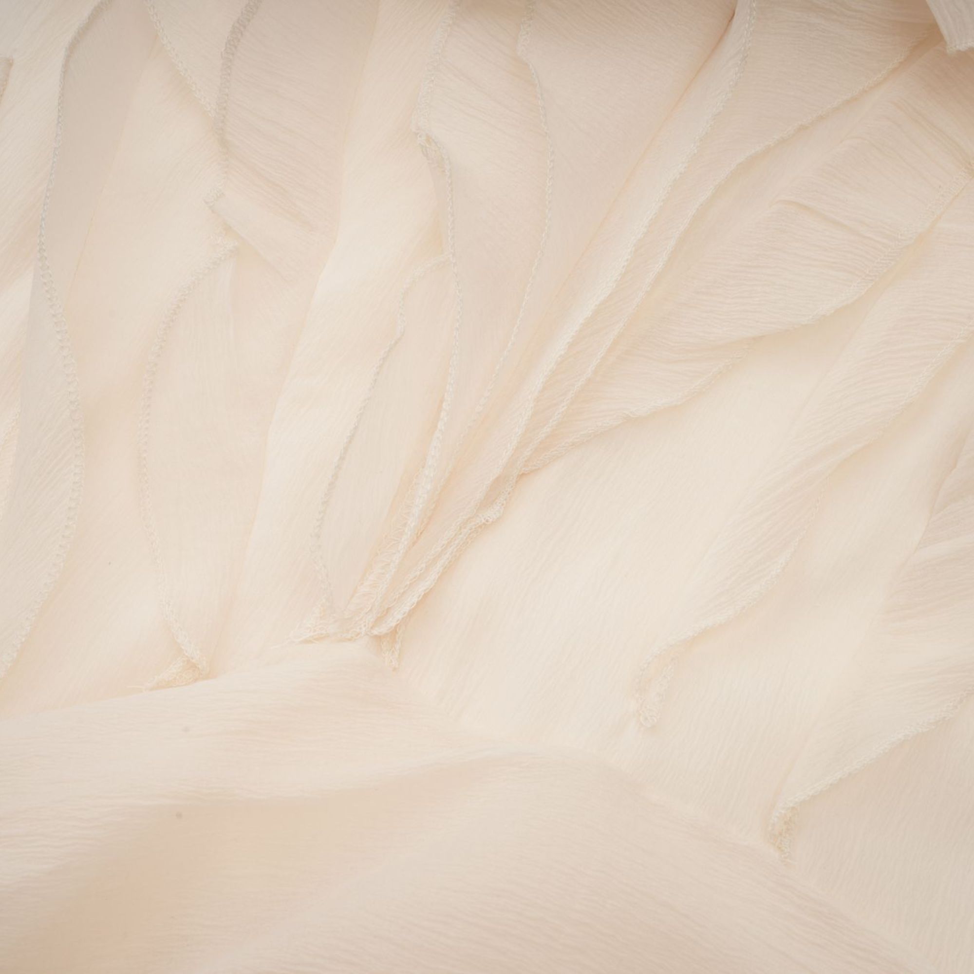 Hélène faux-flower layered ruffled mini dress