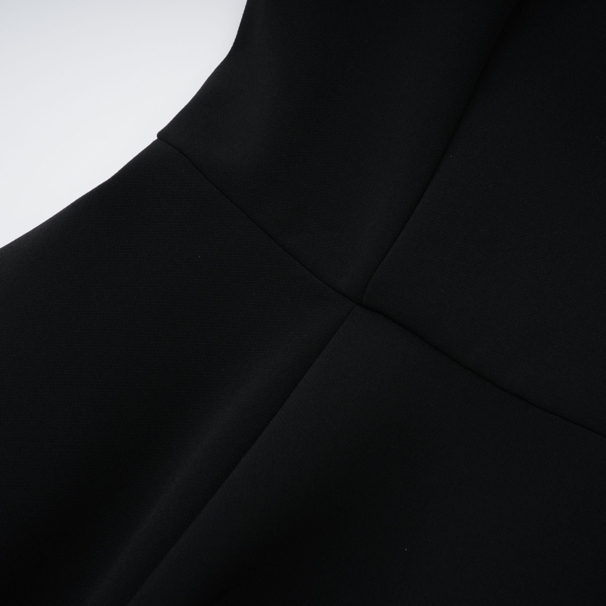 Danaé black faux-pearl-embellished mini dress