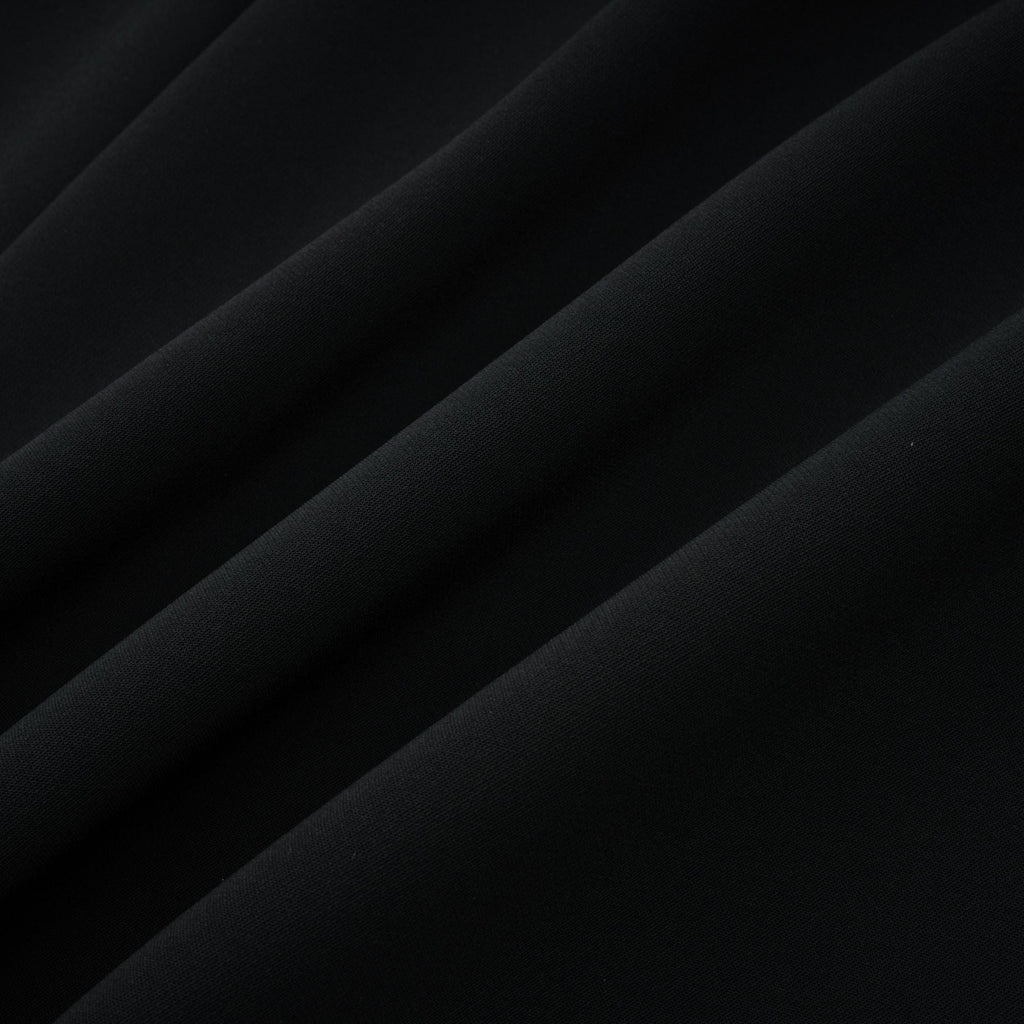 Danaé black faux-pearl-embellished mini dress