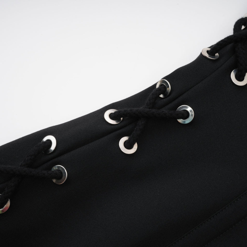 Jaina black hook & eye pocket dress