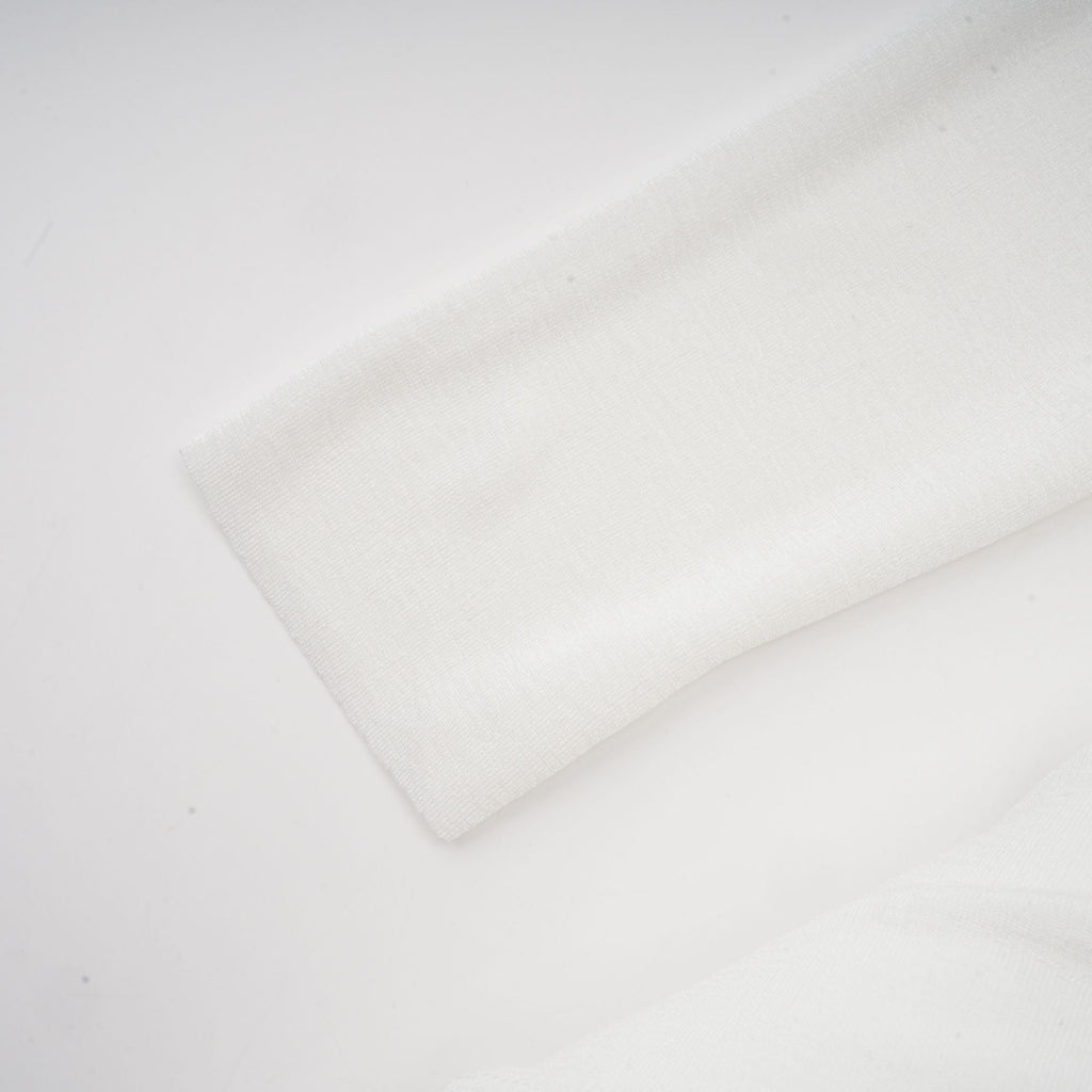 Nadine off-shoulder panelled maxi dress in White