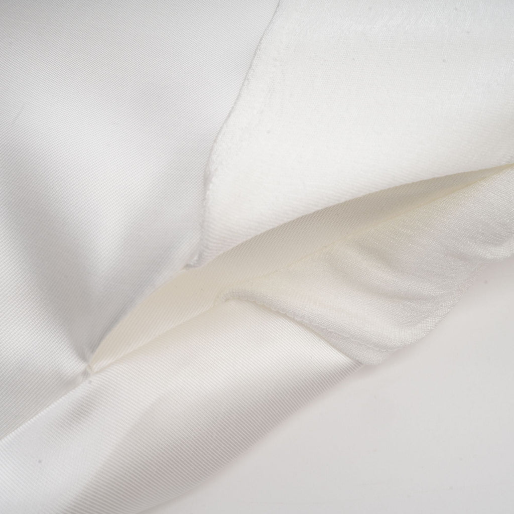 Nadine off-shoulder panelled maxi dress in White