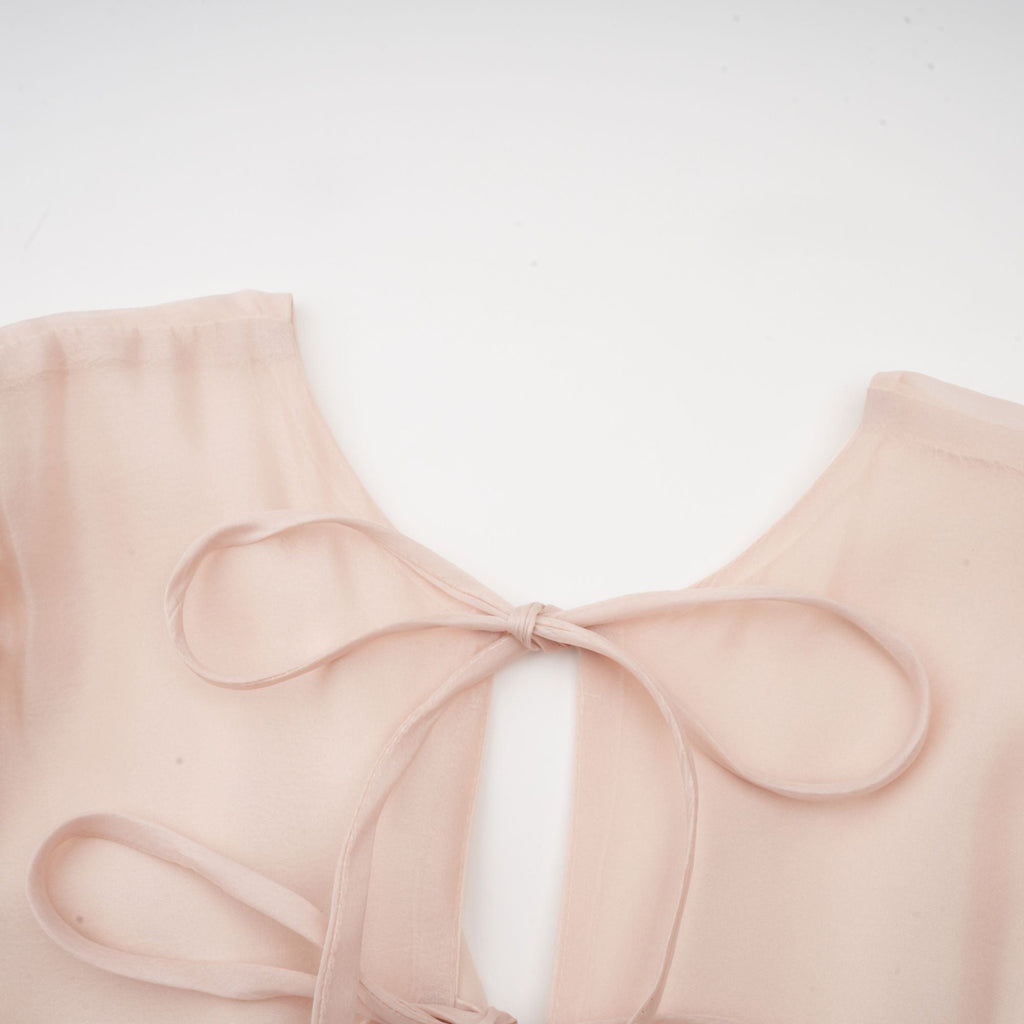 Lucie faux-floral embellished midi dress