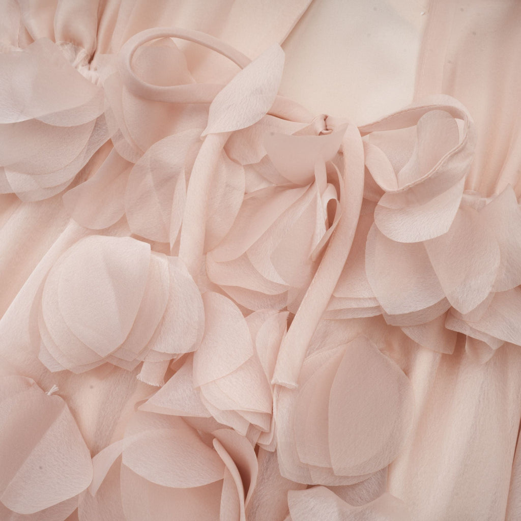 Lucie faux-floral embellished midi dress