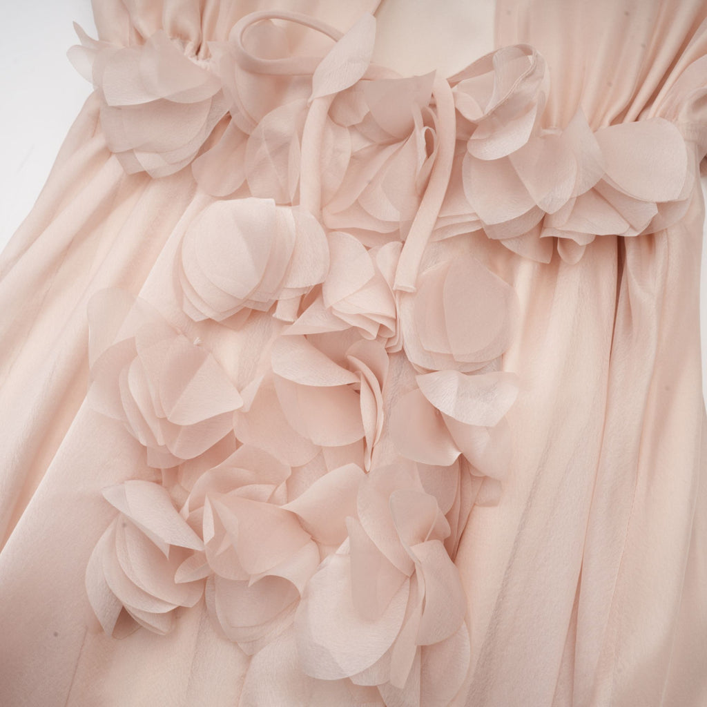 Lucie faux-floral embellished midi dress