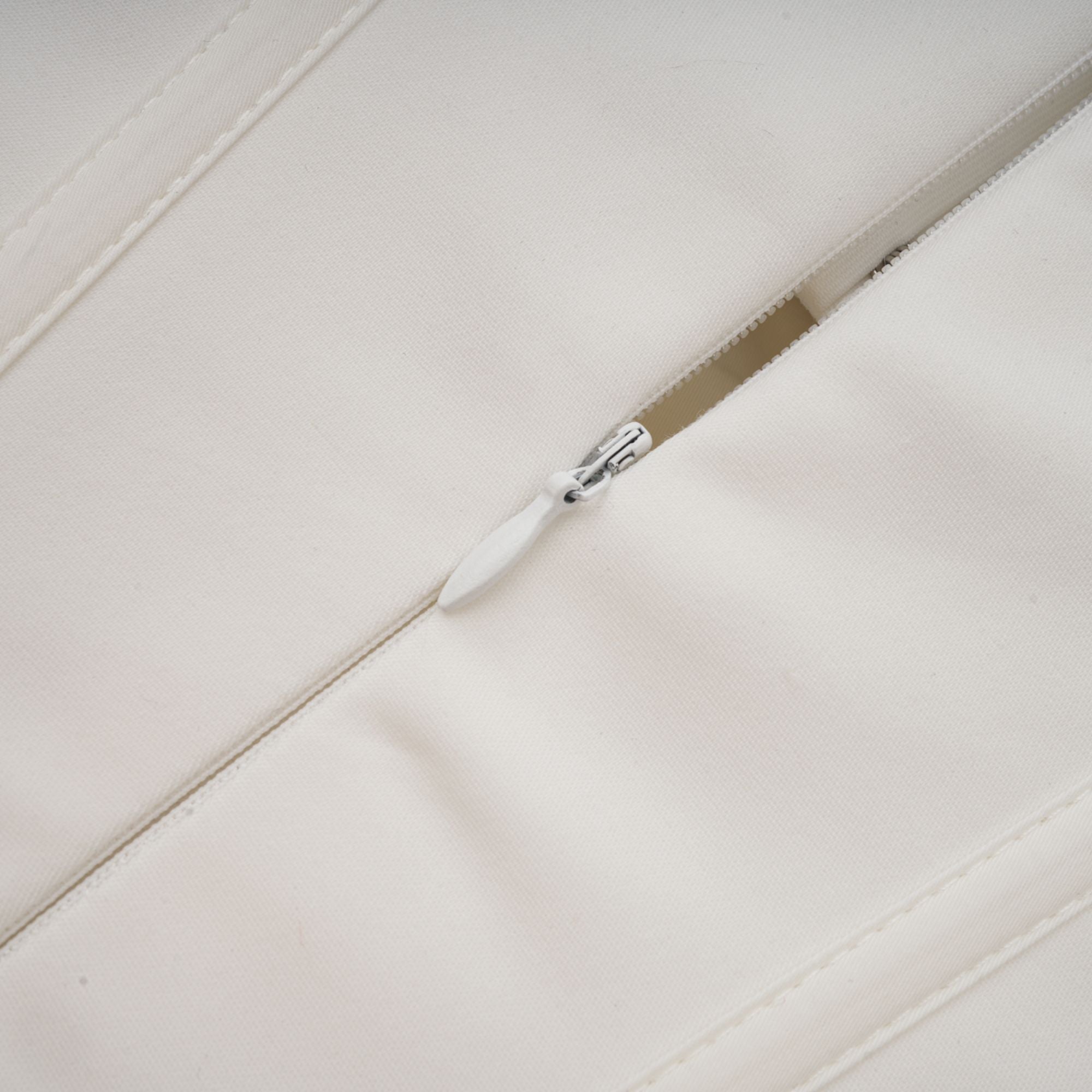 Katherine White Off-Shoulder Corset Midi Dress