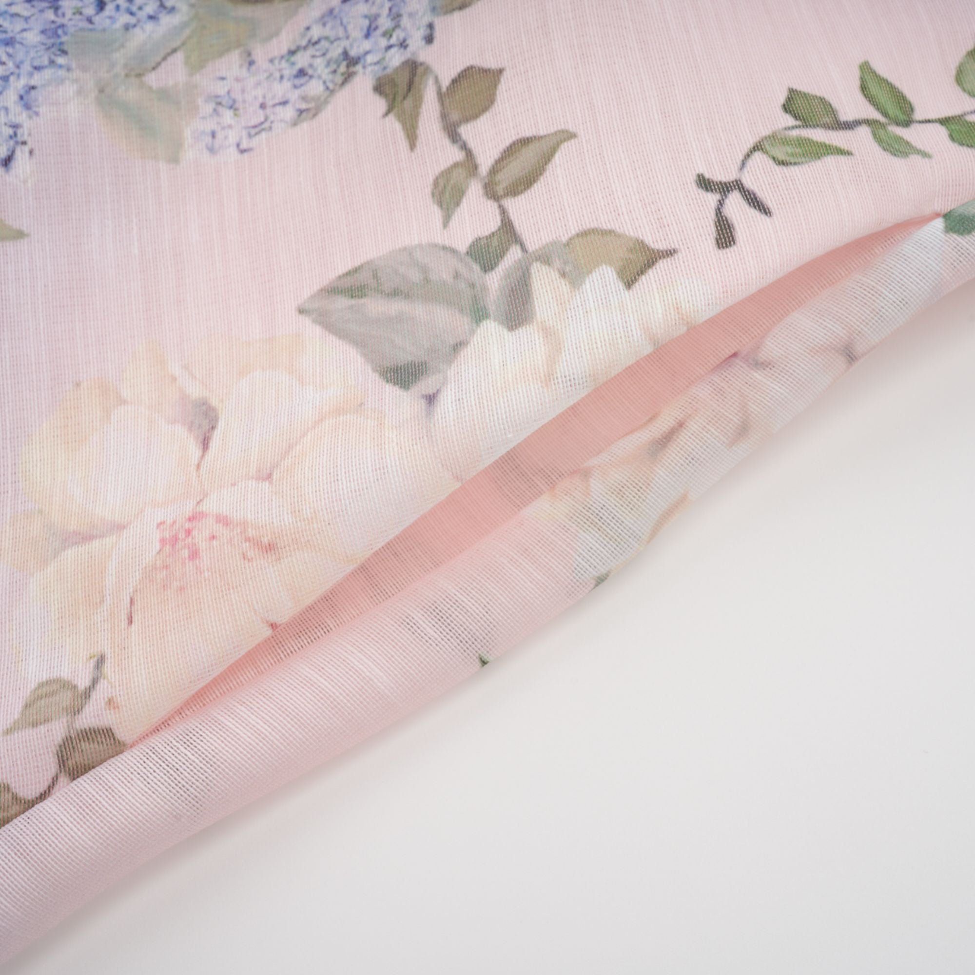 Fabienne light-pink floral-print mini dress