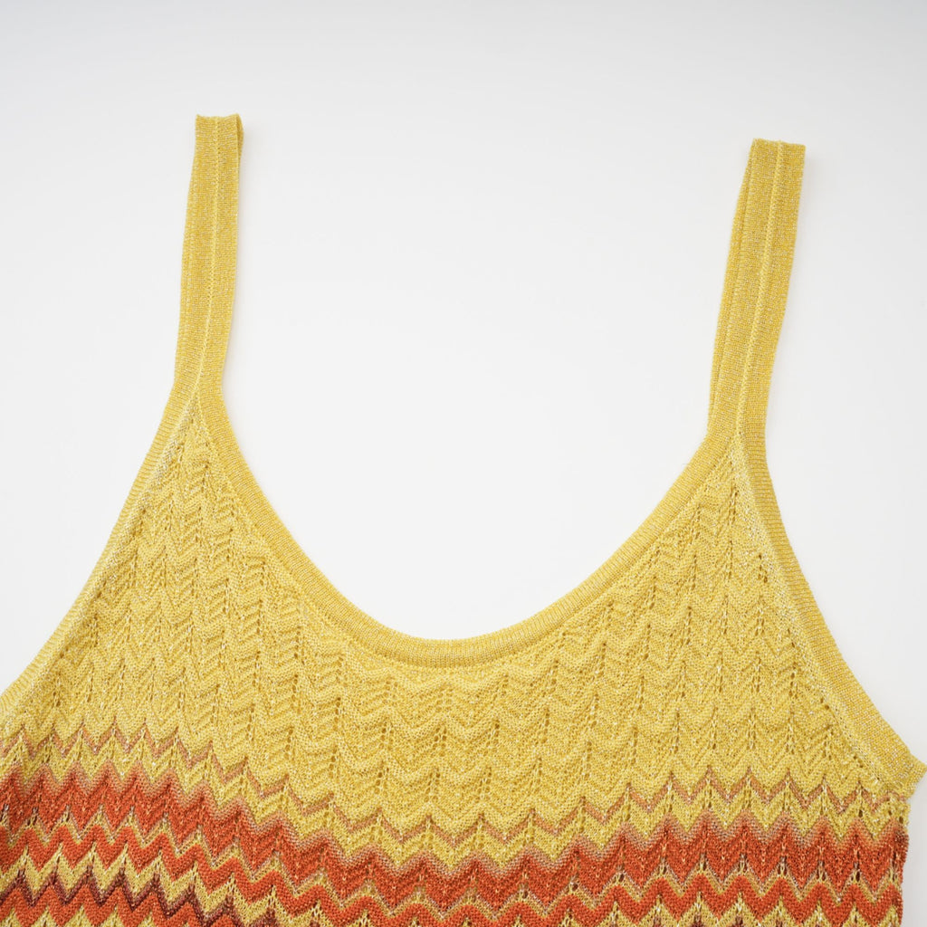 Audrey gradient stickad maxiklänning