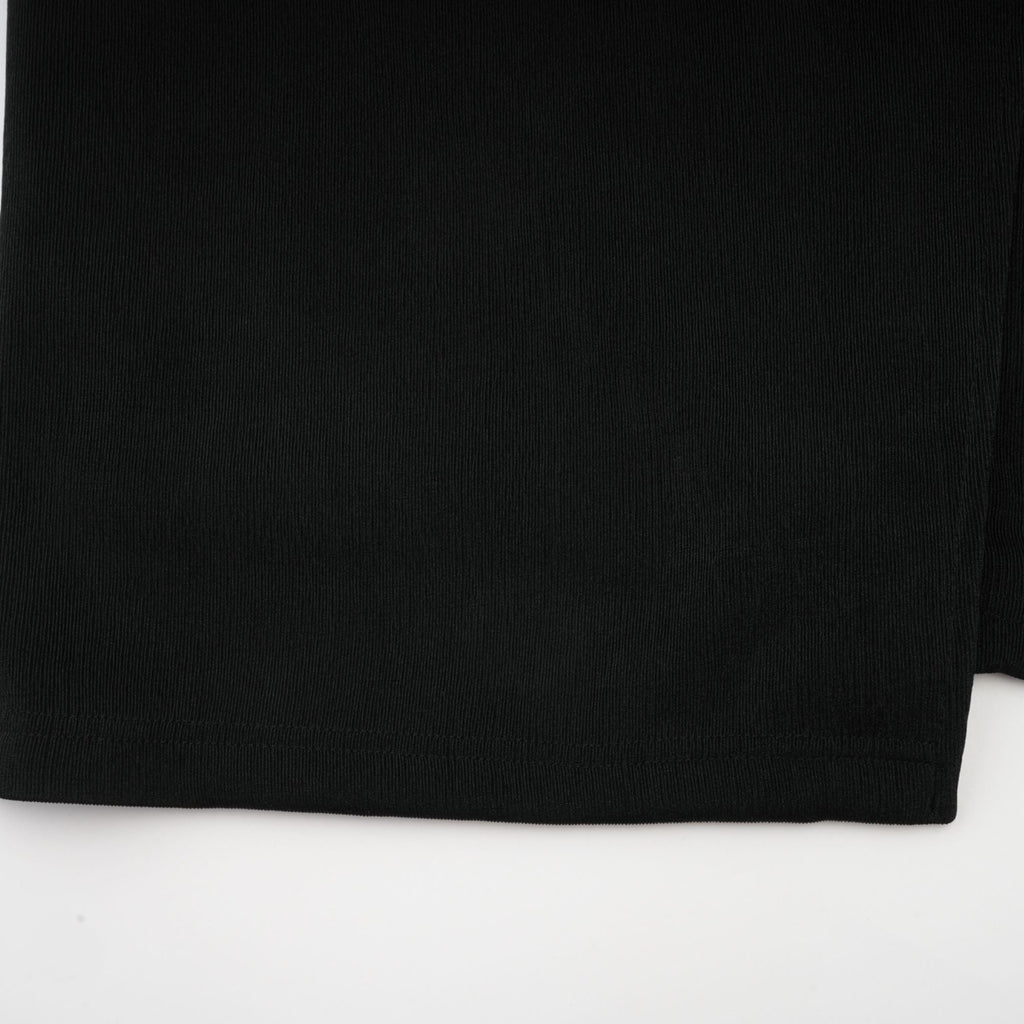 Karine contrast-color bowknot v-neck maxi dress