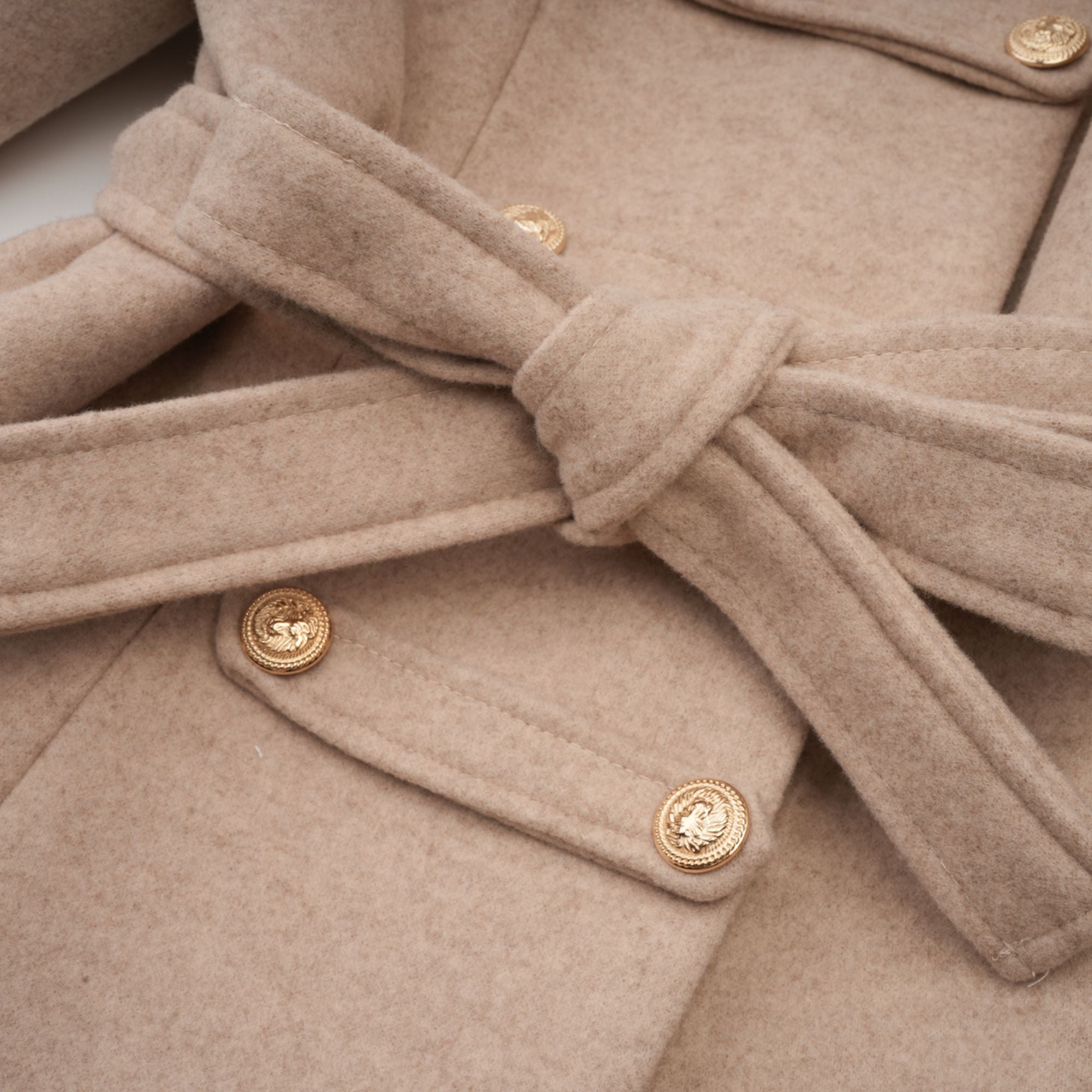 Rosella avtagbar kappa i fuskpäls