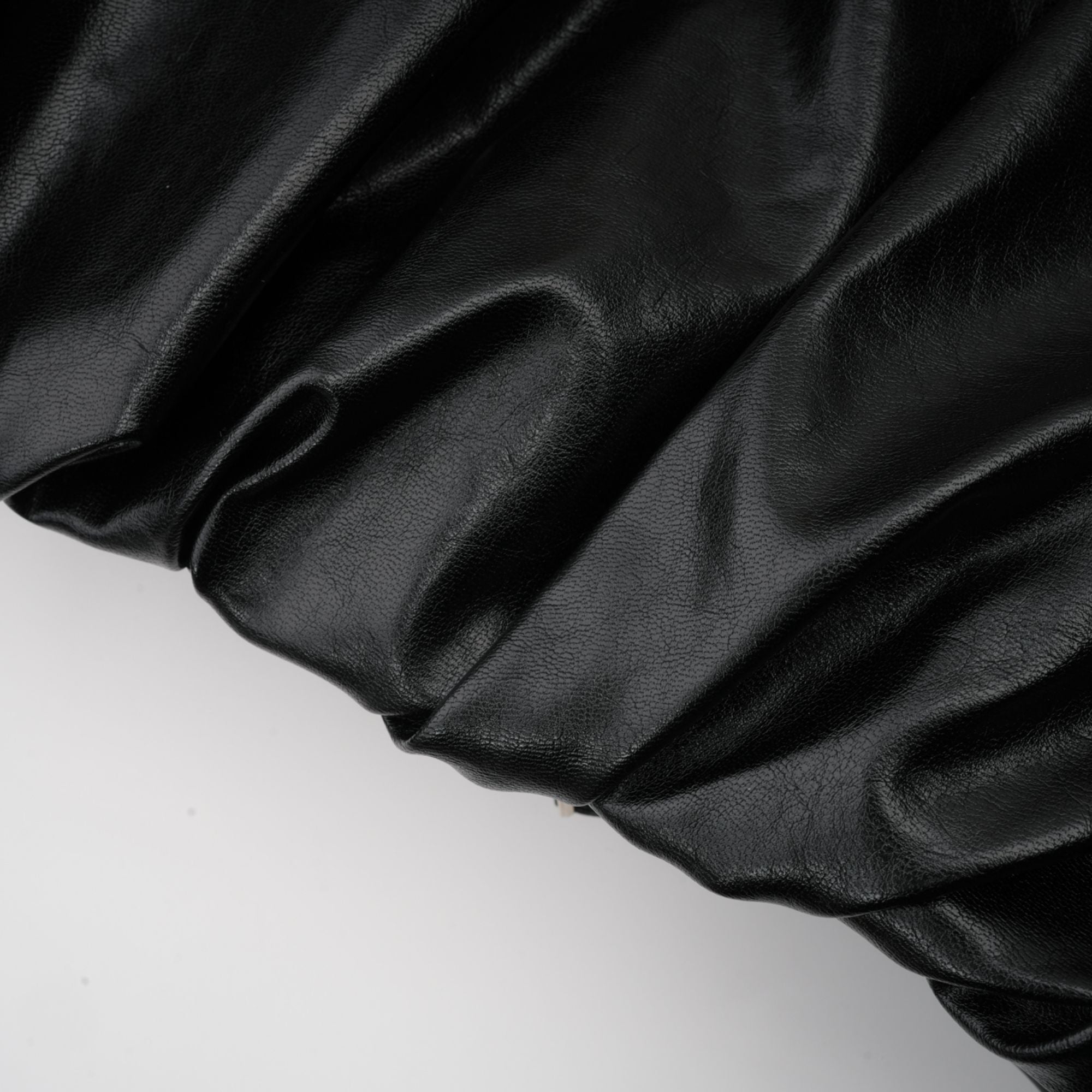 Virginie quiltad, kort skinnjacka