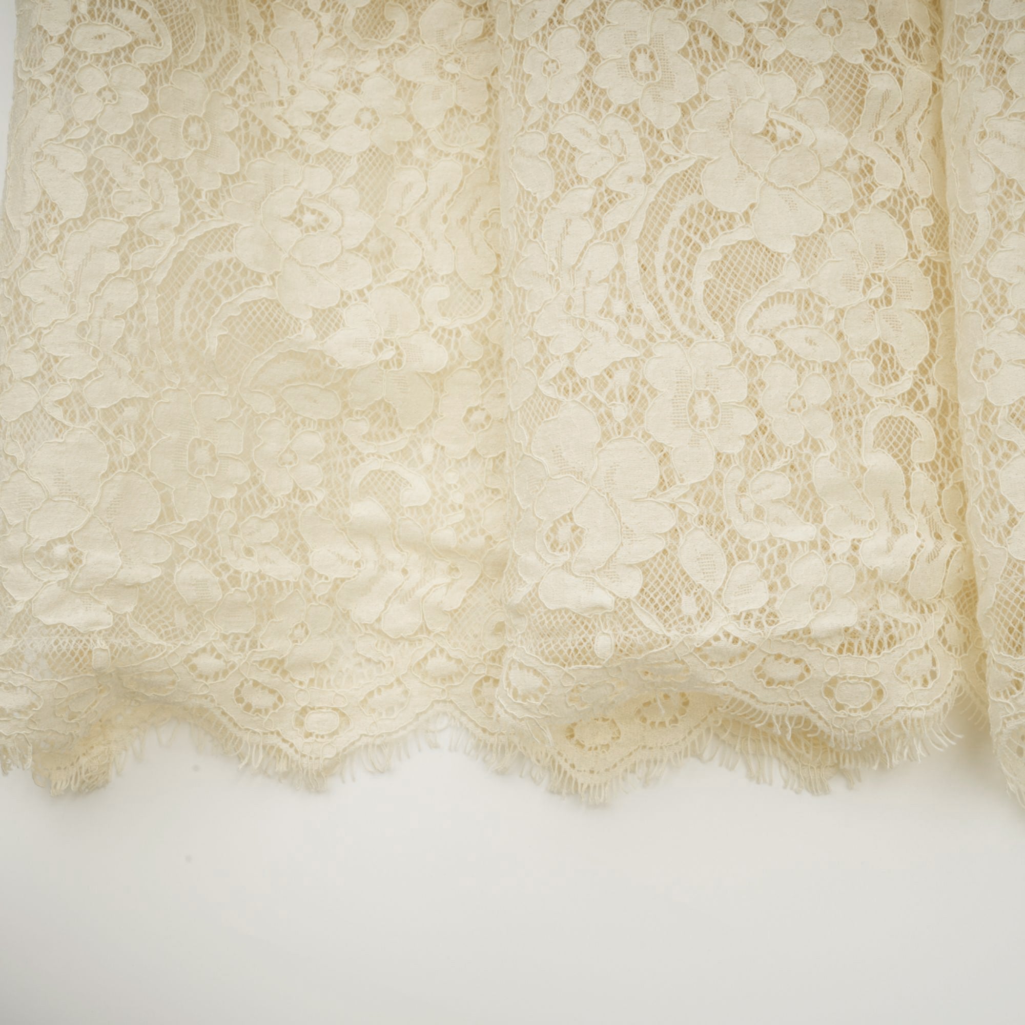 Éliane polka-dot lace-embroidered midi dress