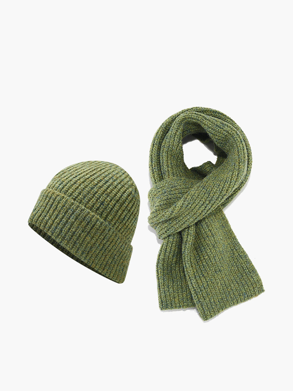 Rinova | Dames Gebreide Muts en Sjaal Set - Comfortabel en Warm