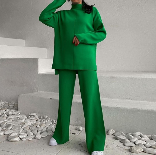 Nicola | Damtröja i två delar - Bekvämt stretchtyg med hög midja