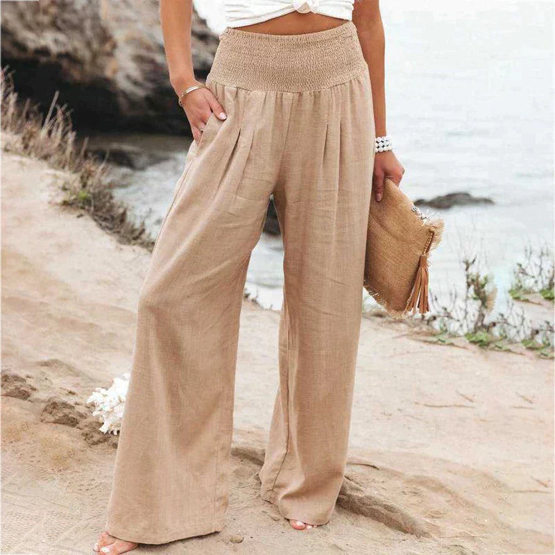 Eliana | Luchtige High Waist Pantalon