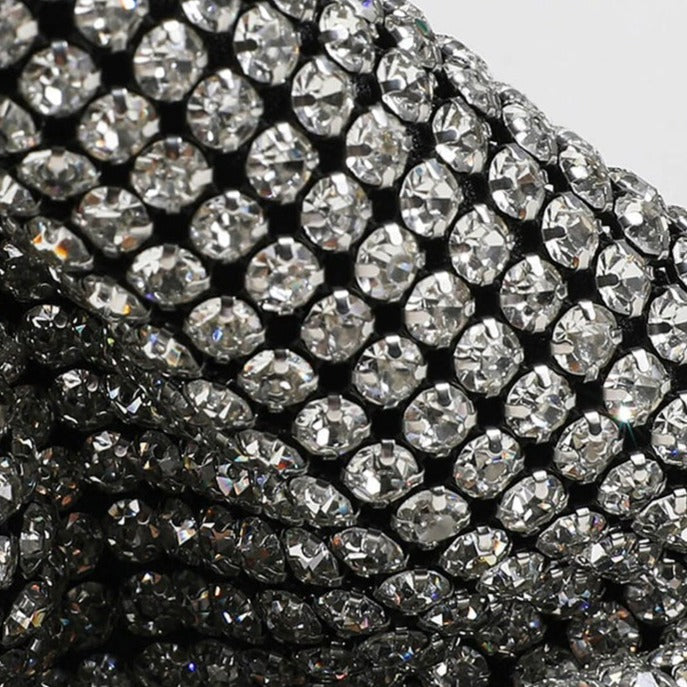 Glamoureuze Mini Handtas met Strass Detail