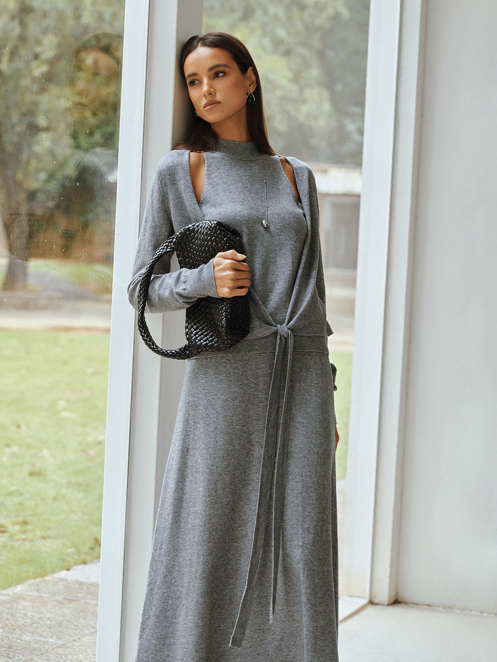 Livia | Ensemble deux pièces pour femme - Haut et jupe ajustés tendance