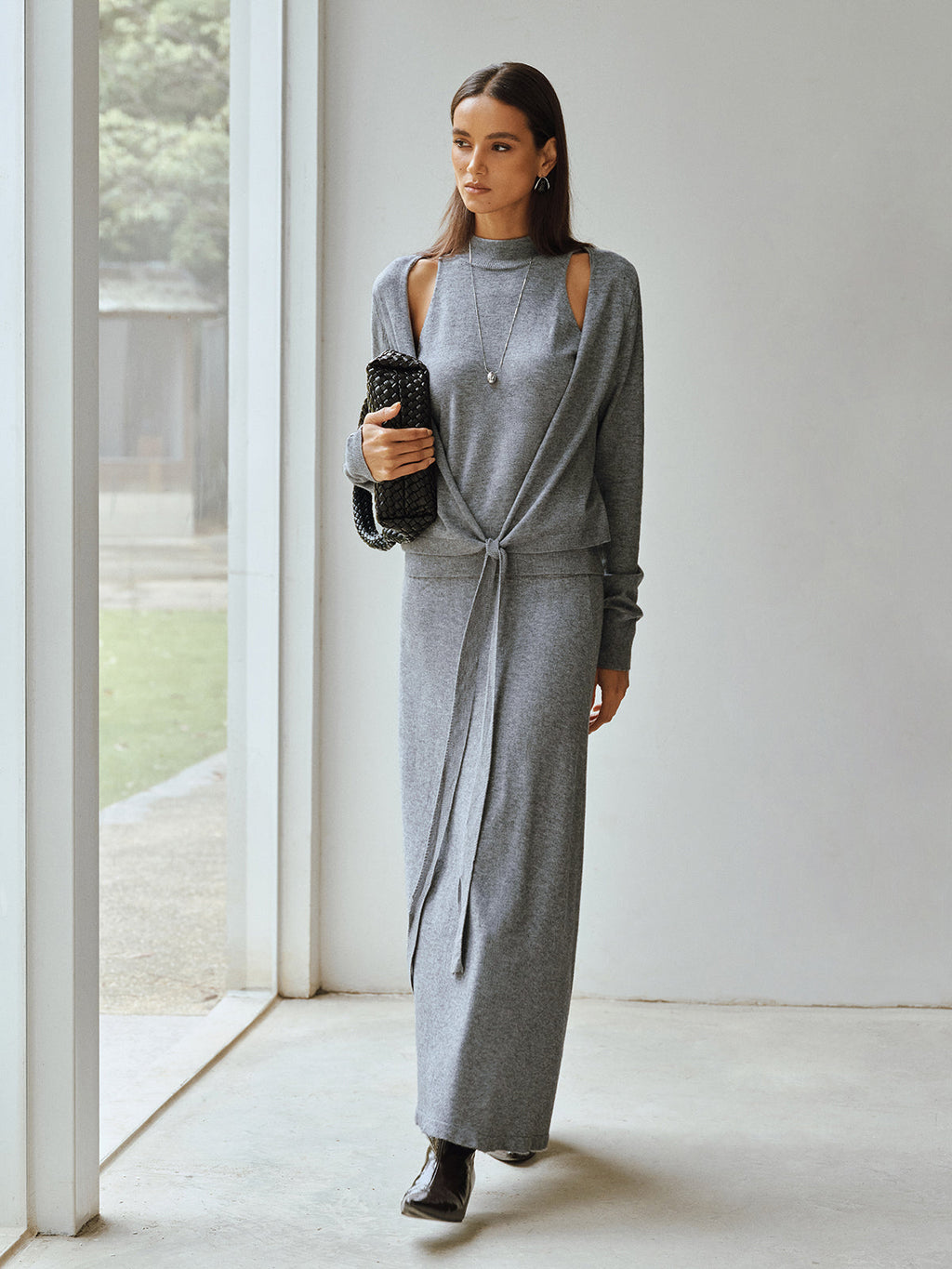 Livia | Ensemble deux pièces pour femme - Haut et jupe ajustés tendance