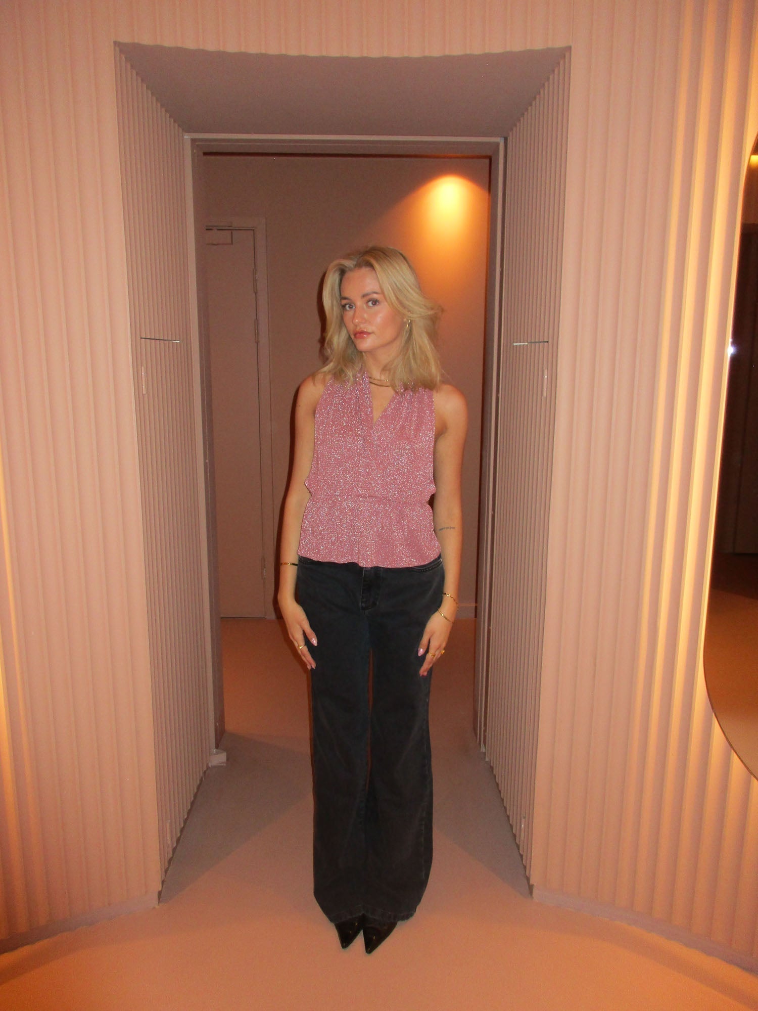 Mirry | Chique Halter Top met Open Rug voor Dames