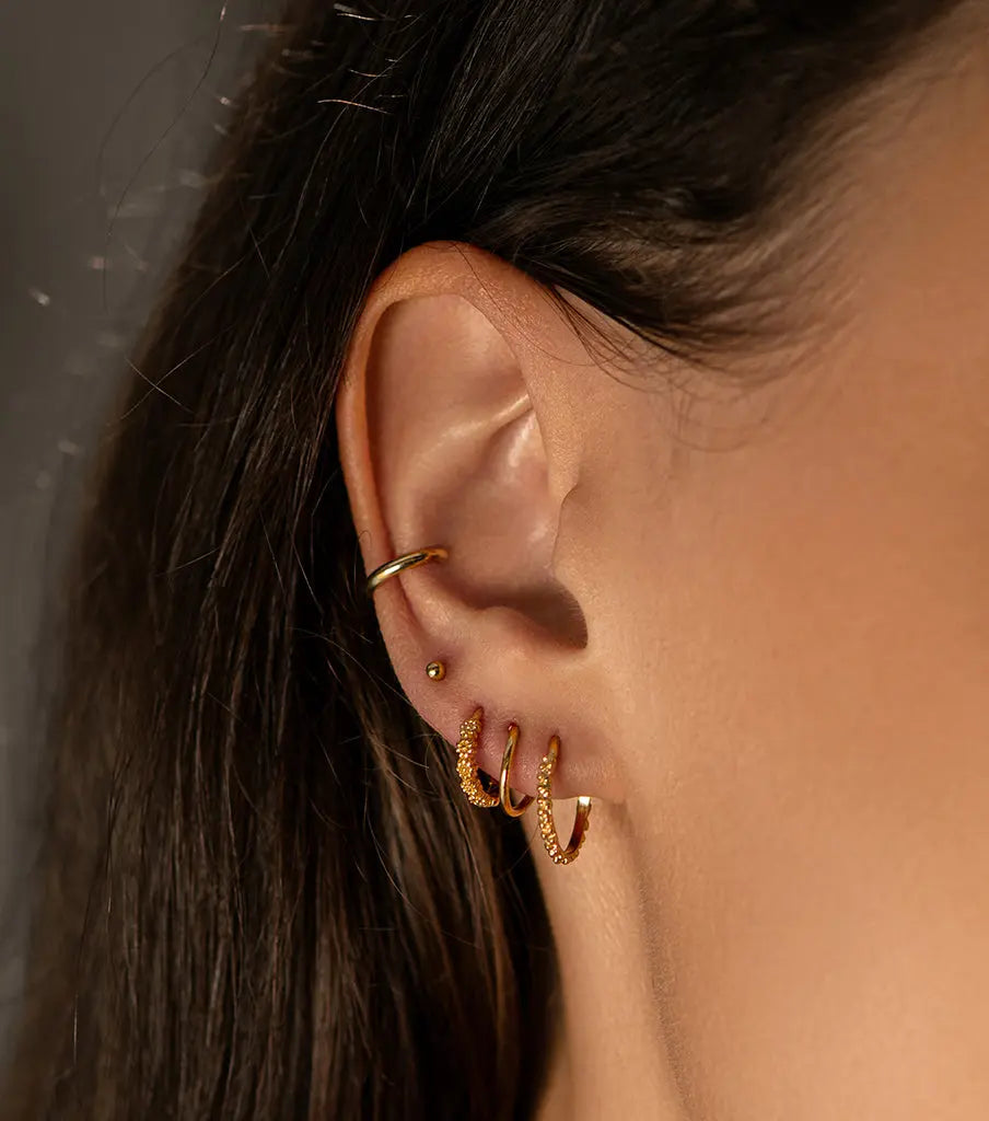 Oorbellen floral click