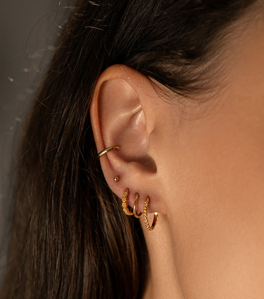 Oorbellen floral click