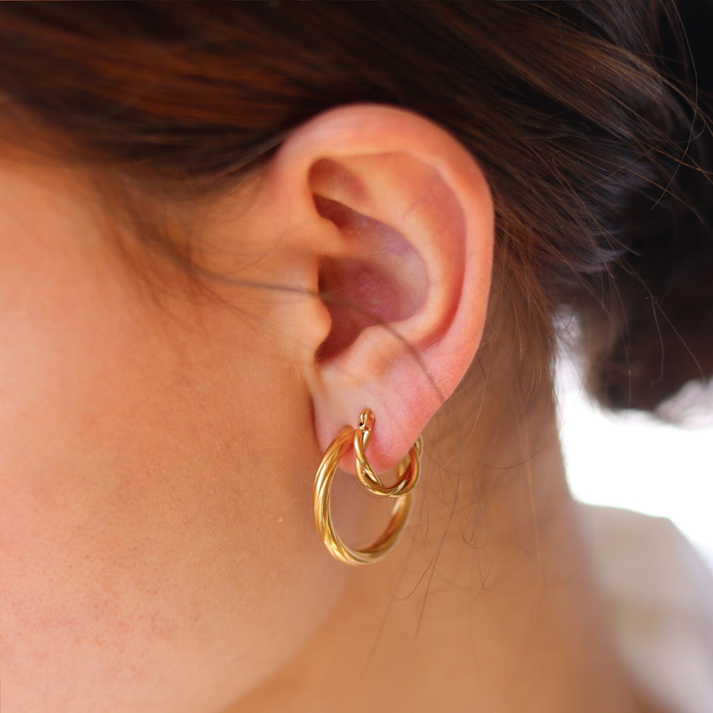 Tasja | Elegante Twistende Mini Oorringen