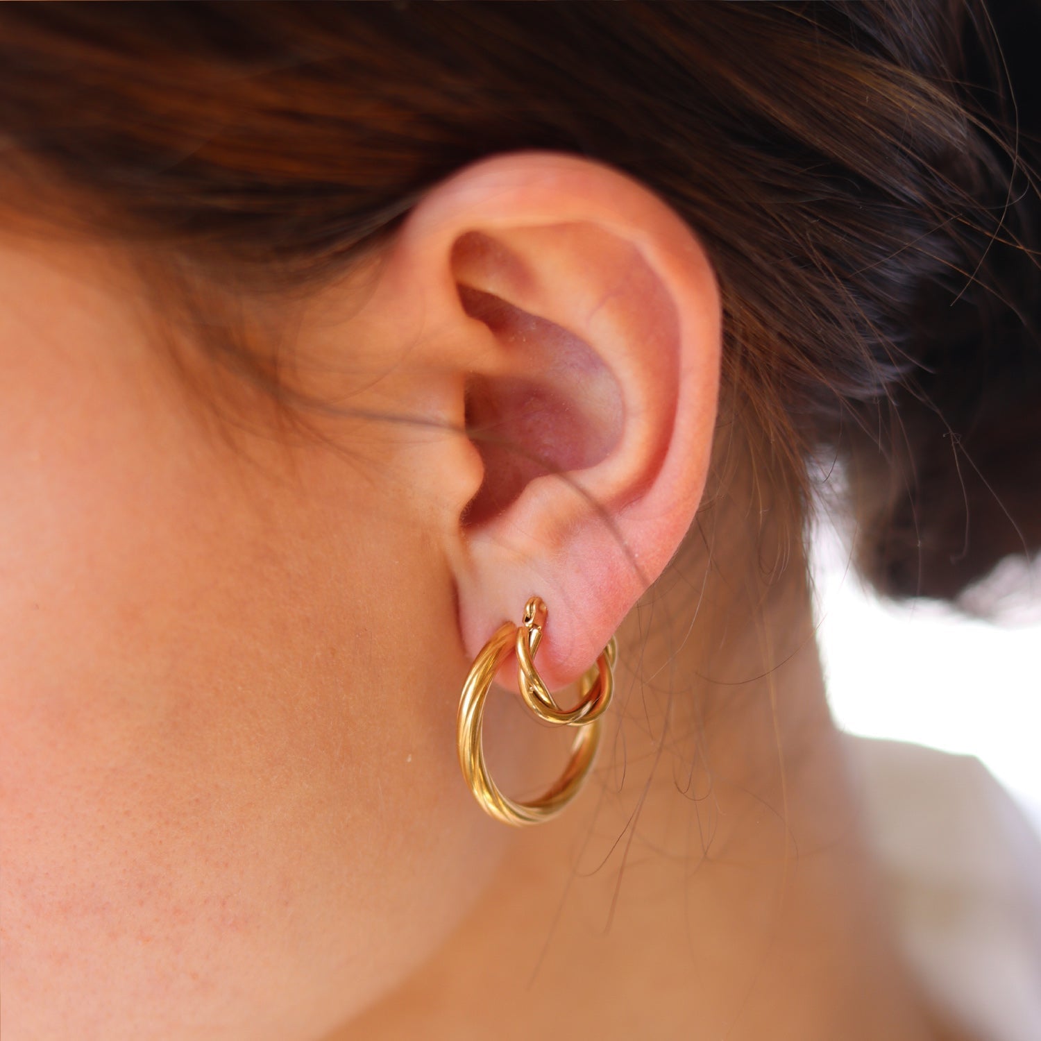 Tasja | Elegante Twistende Mini Oorringen