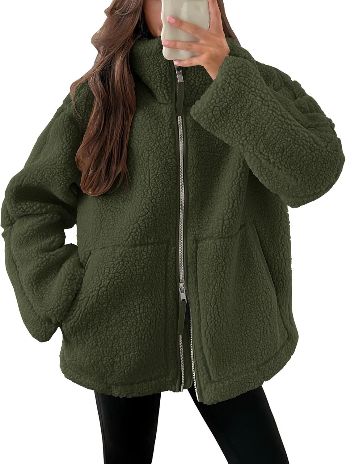 Luma | Fleece Winterjas Dames - Zachte Wol Blend