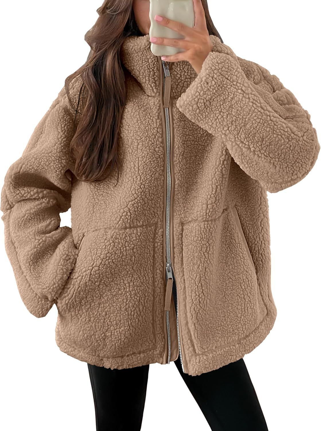 Luma | Fleece Winterjas Dames - Zachte Wol Blend