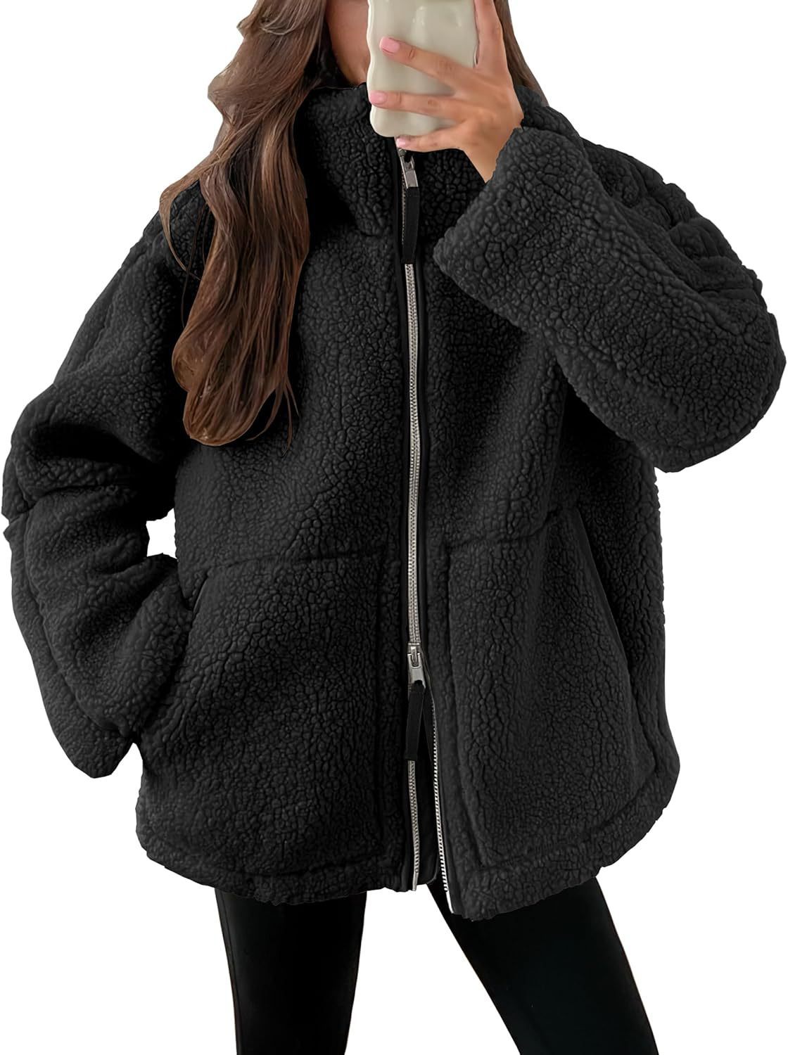 Luma | Fleece Winterjas Dames - Zachte Wol Blend