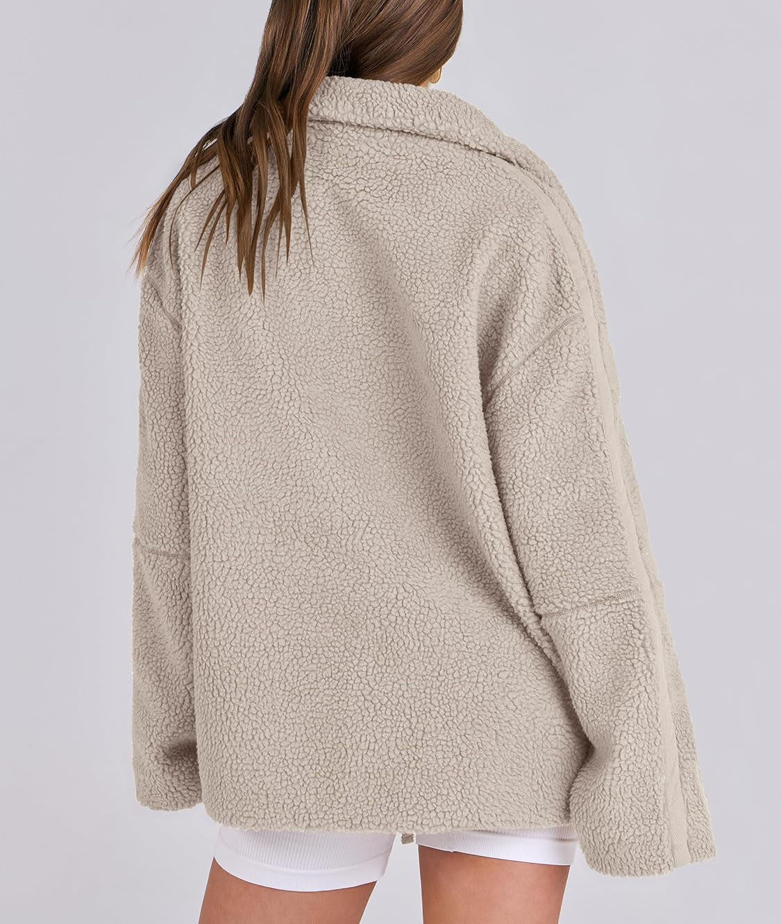 Luma | Fleece Winterjas Dames - Zachte Wol Blend