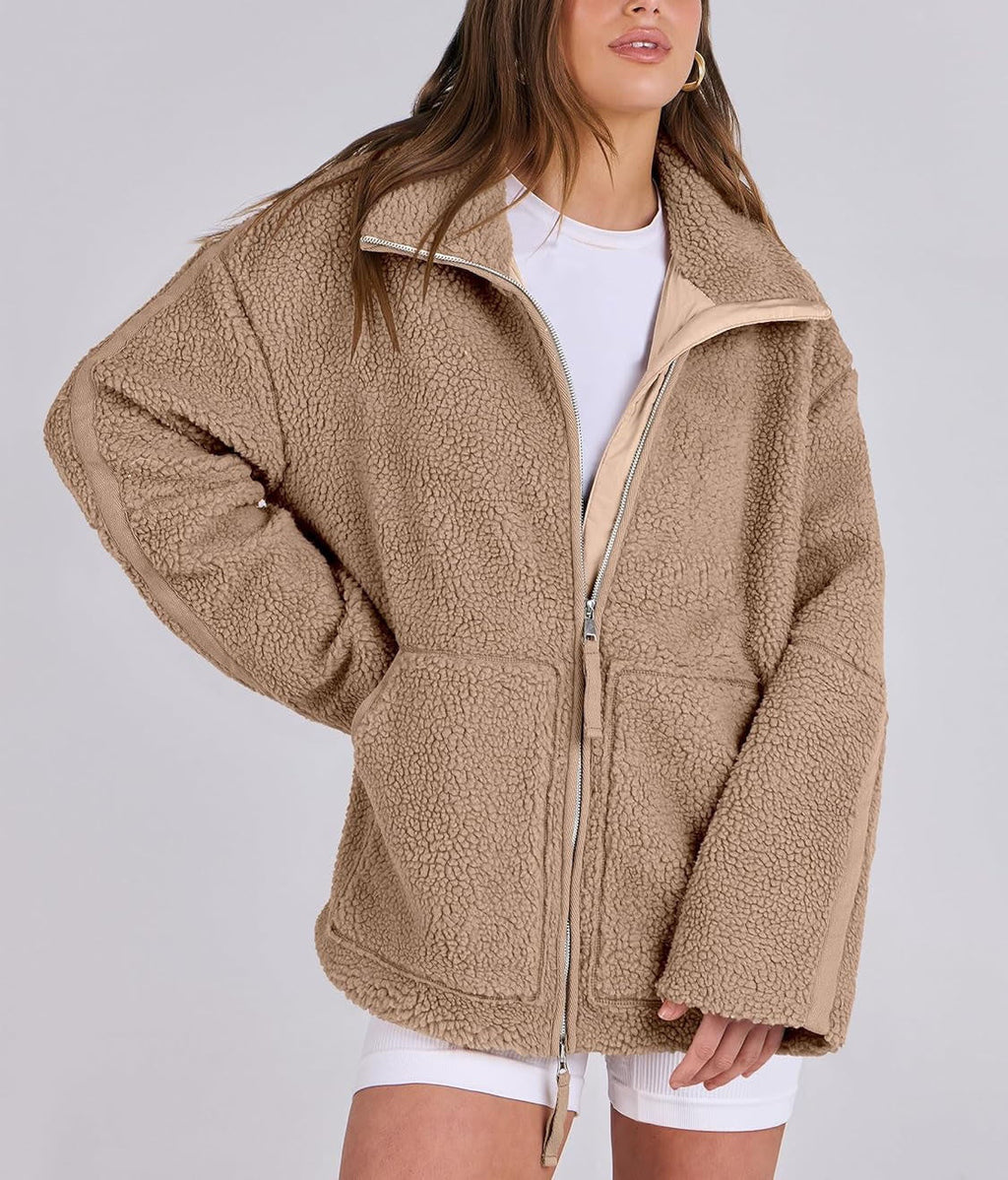 Luma | Fleece Winterjas Dames - Zachte Wol Blend