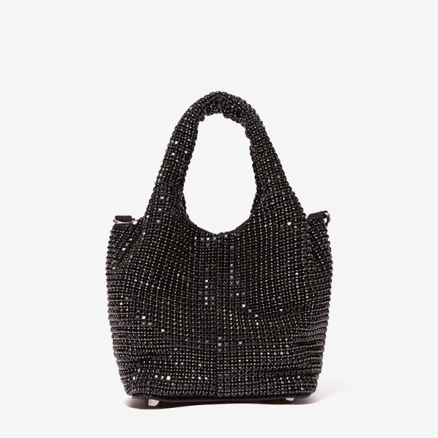 Glamoureuze Mini Handtas met Strass Detail