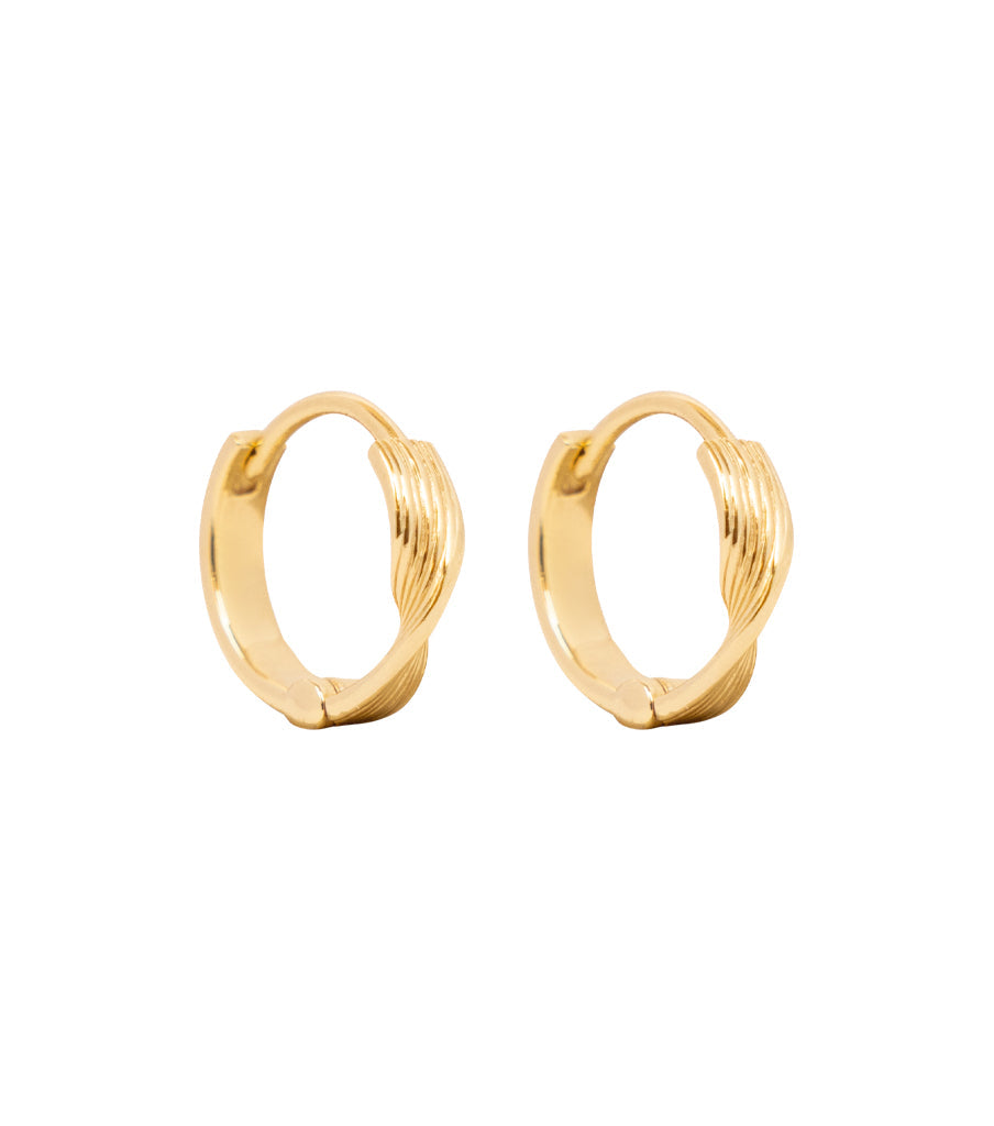 Oorbellen - swirled click