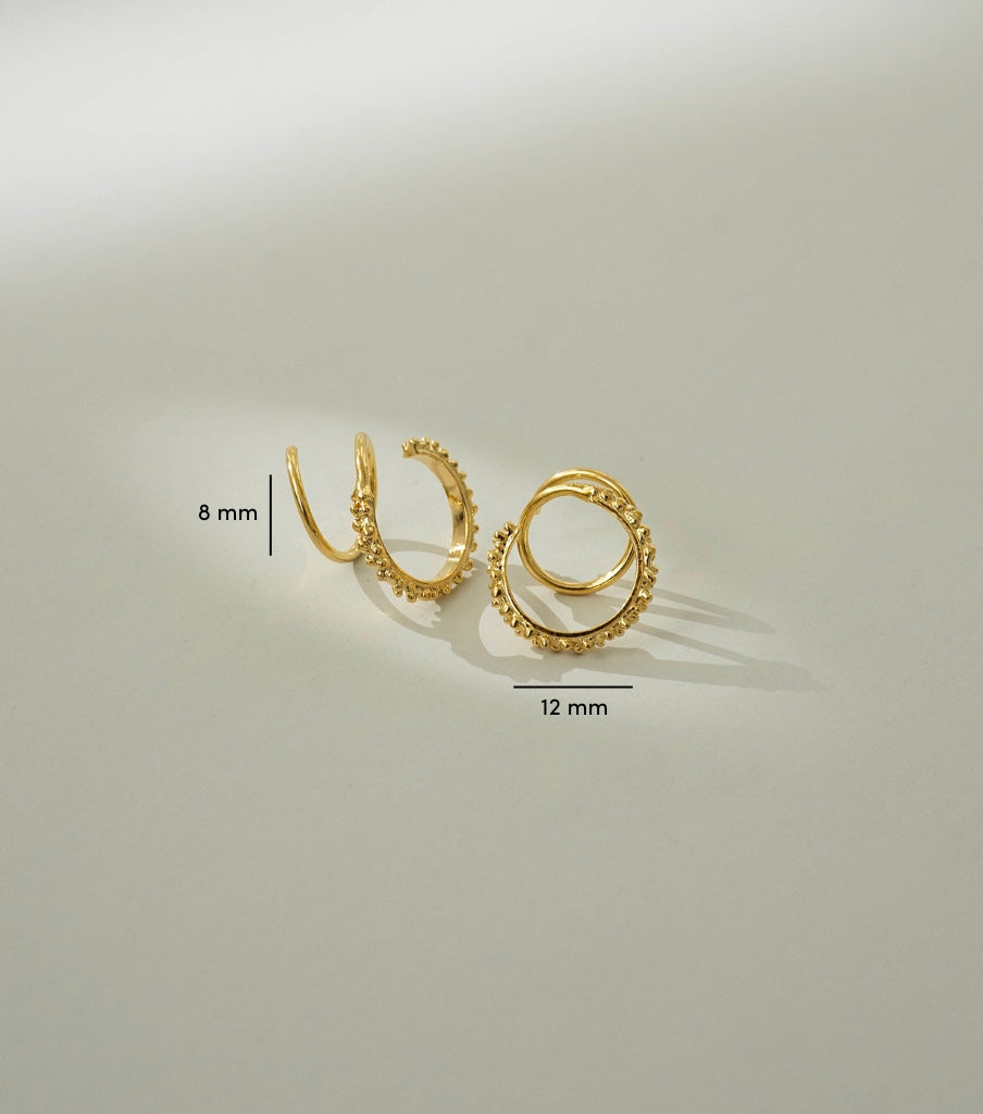 Oorbellen -  bubbly twister