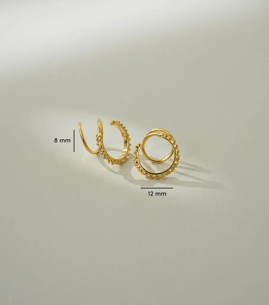 Oorbellen -  bubbly twister