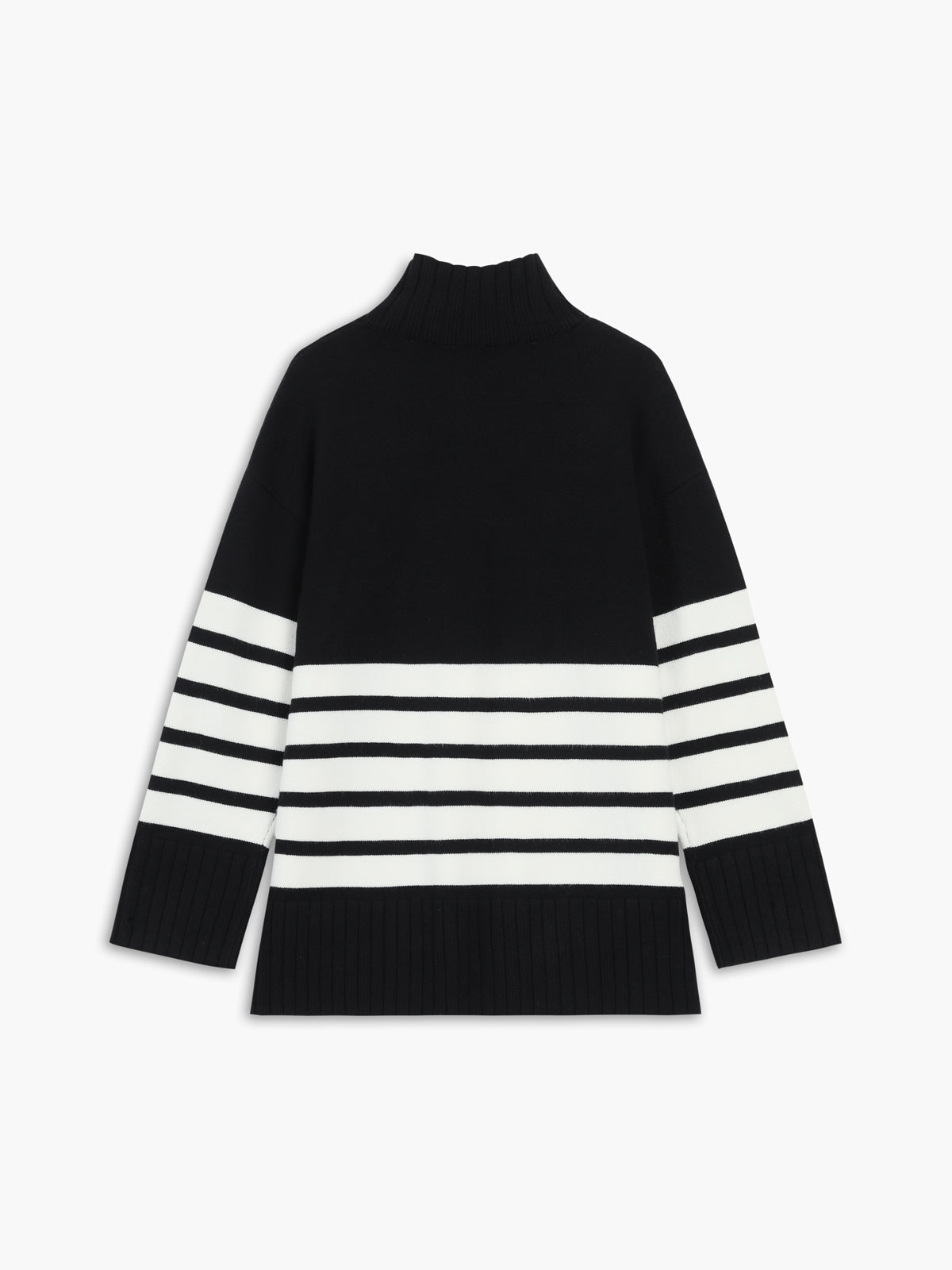 Mairon | Gebreide Dames Sweater - Lichte Stretch, Trendy Color Block