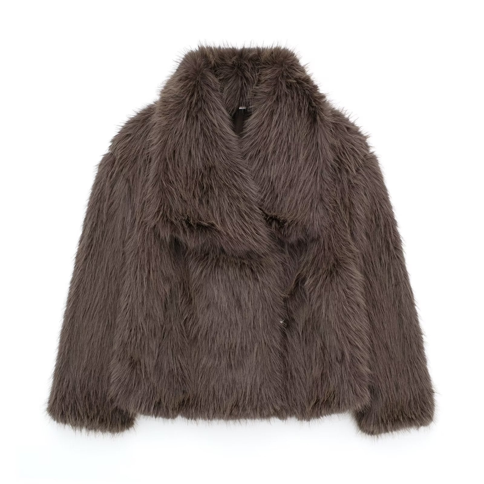 Noemi | Luxe Cropped Faux Fur Jas voor Dames - Elegant en Super Trendy