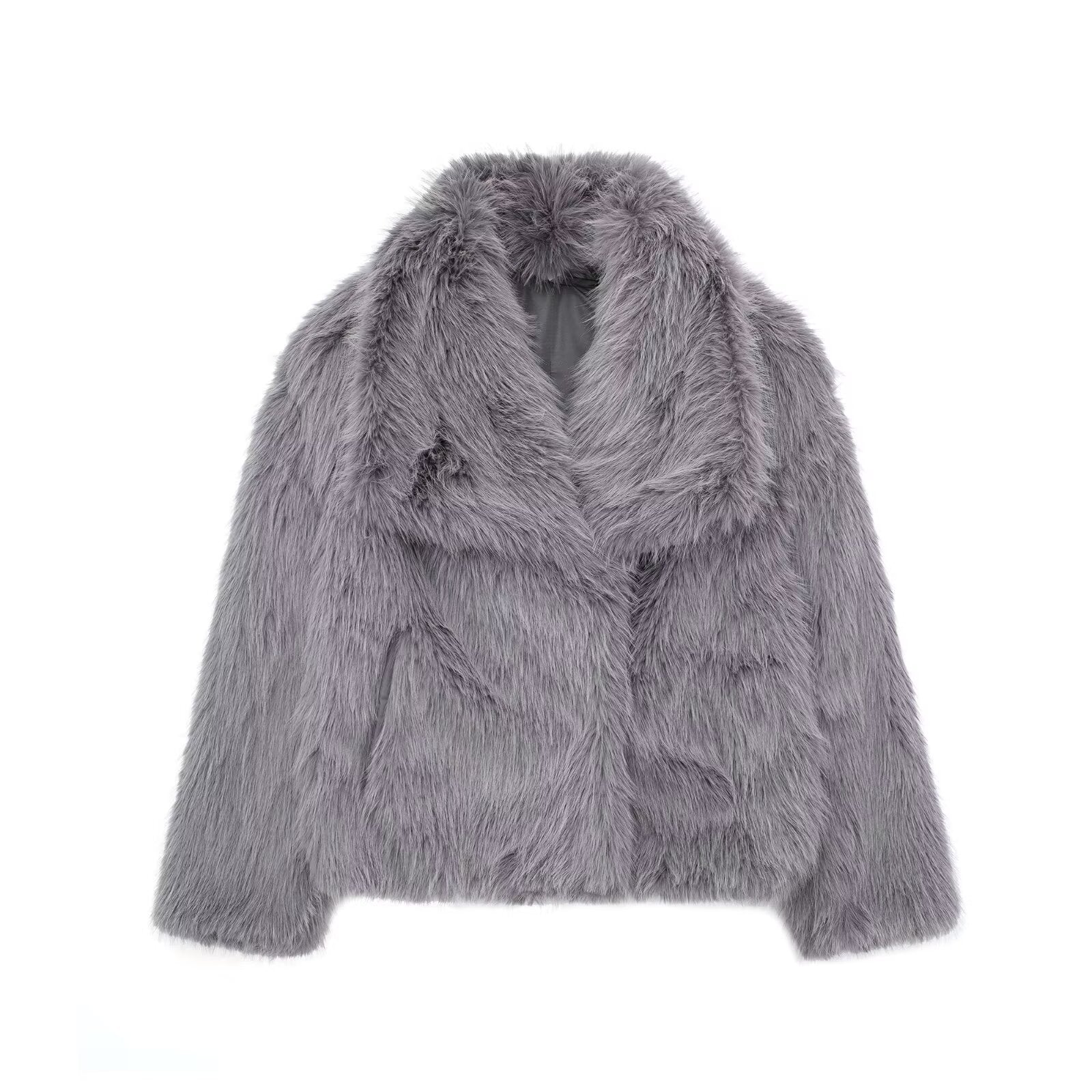 Noemi | Luxe Cropped Faux Fur Jas voor Dames - Elegant en Super Trendy